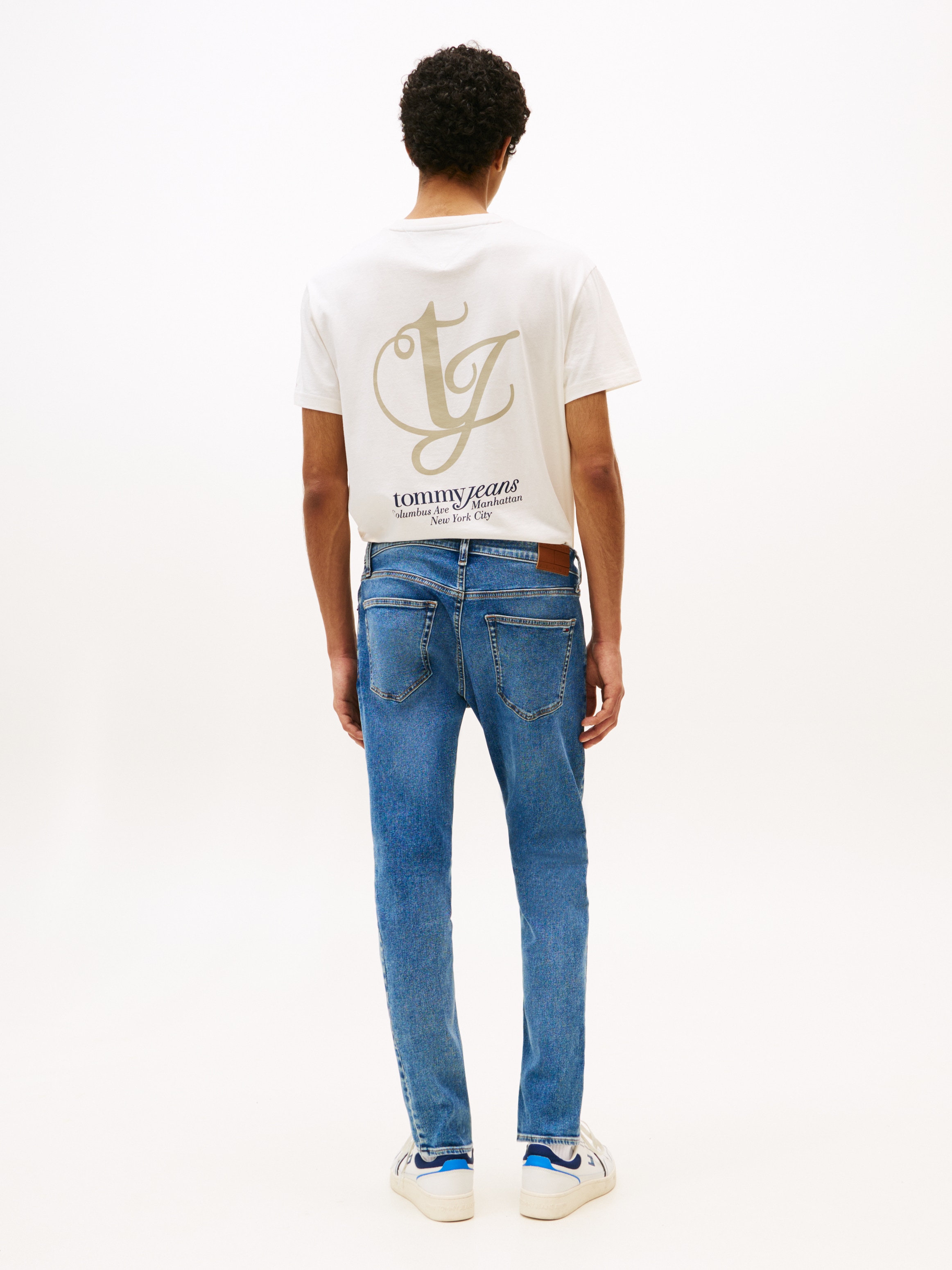 Tommy Jeans Slim-fit-Jeans »Austin Slim Tapered«, Mit Gürtelschlaufen