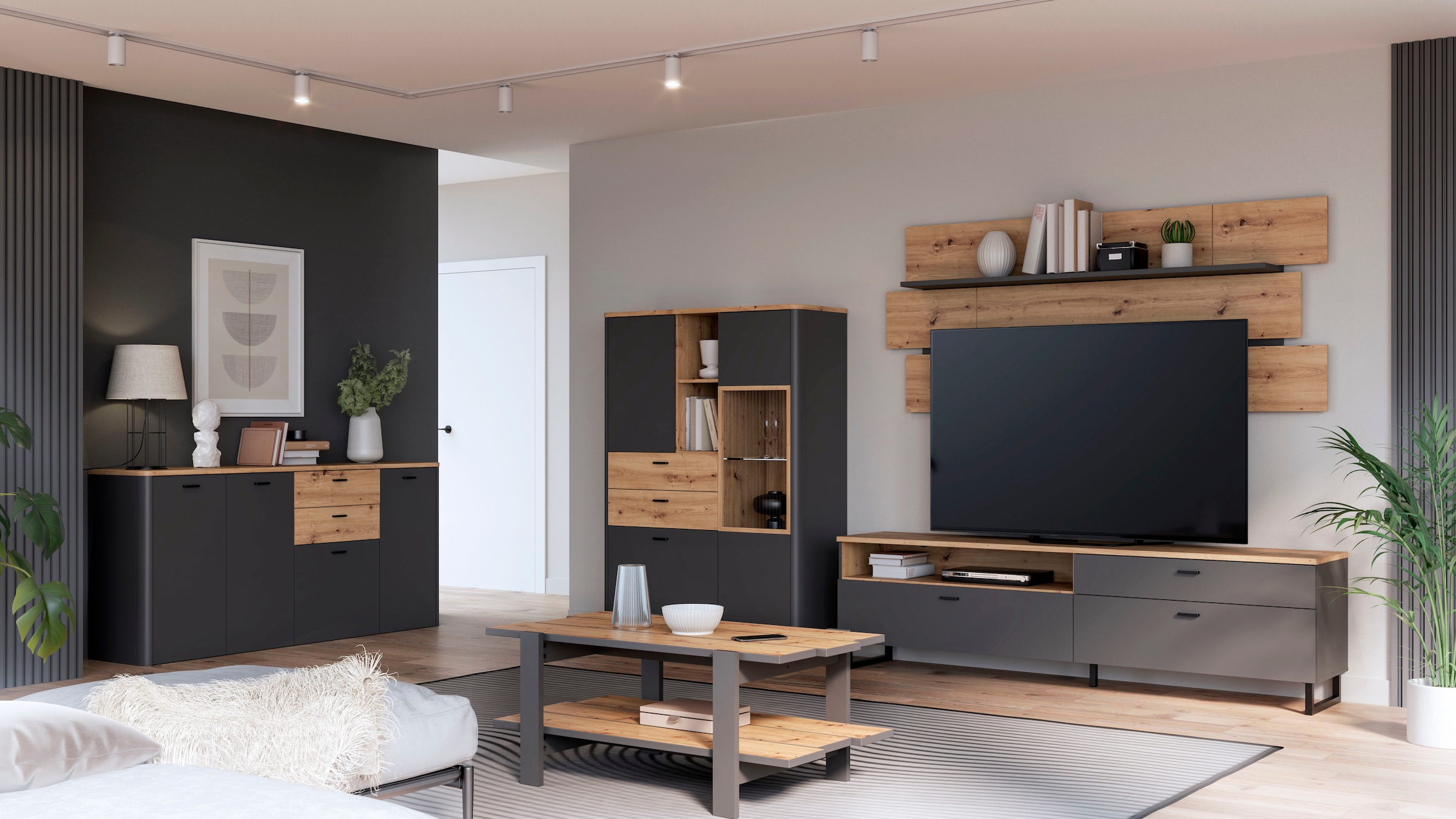 FORTE Sideboard »Leokadia«, Breite ca. 182 cm