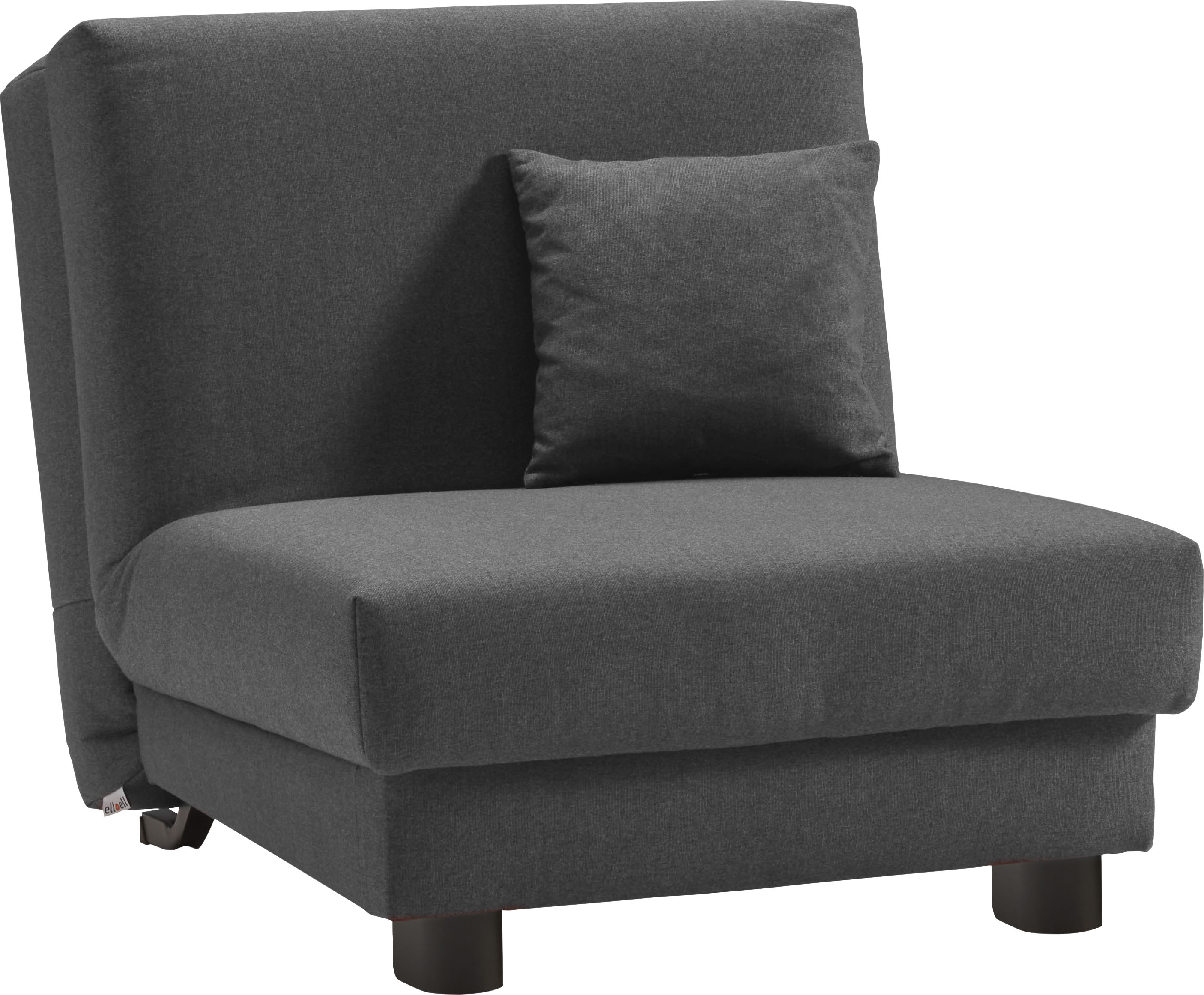 Thumbnail - ell + ell Schlafsofa "Enny", Liegefläche Breite 80 cm, Liegehöhe 45 cm, Füße schwarz, Rückenlehne