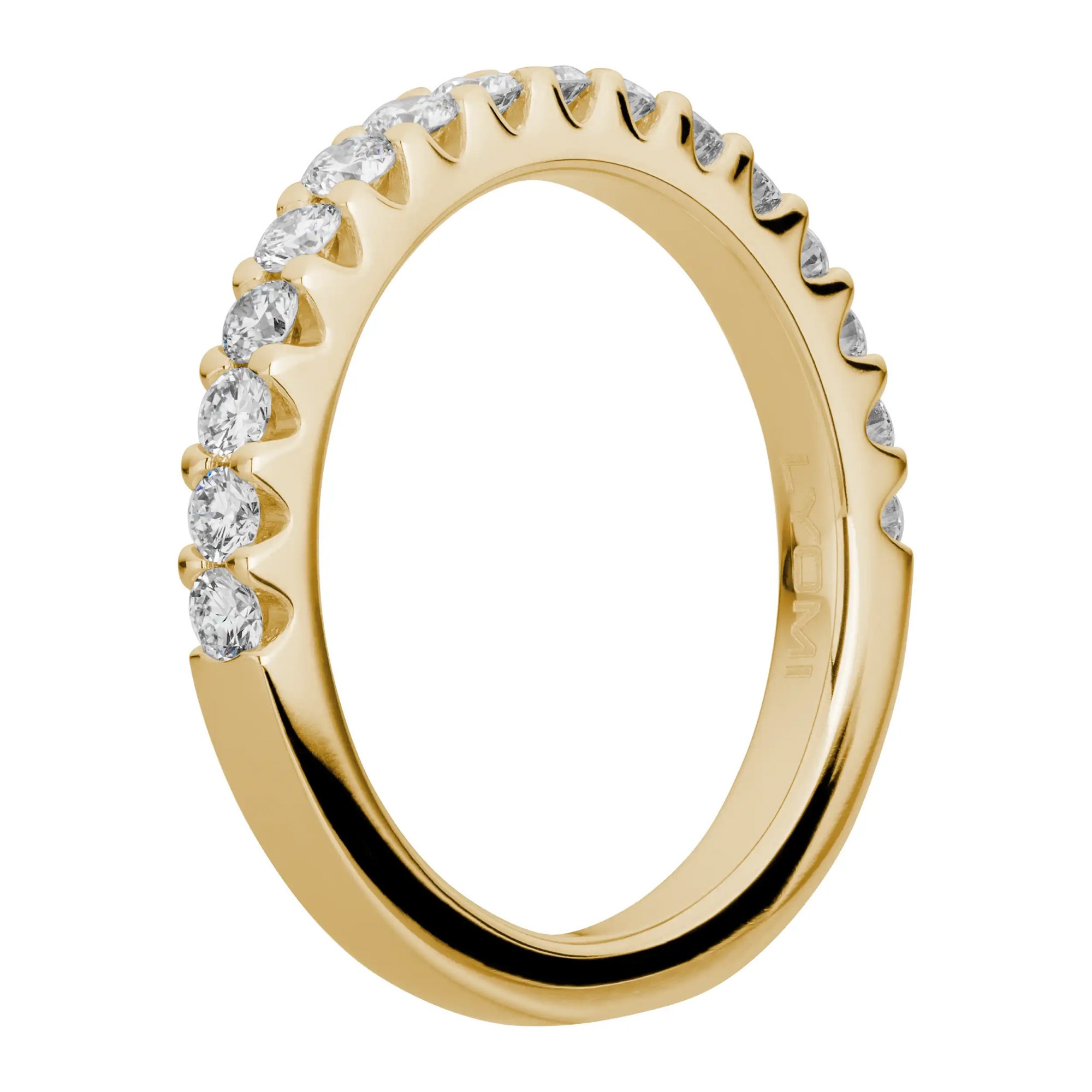 LYOMI Fingerring »585/- Gelbgold 16 synth. Diam. 0,70ct.«