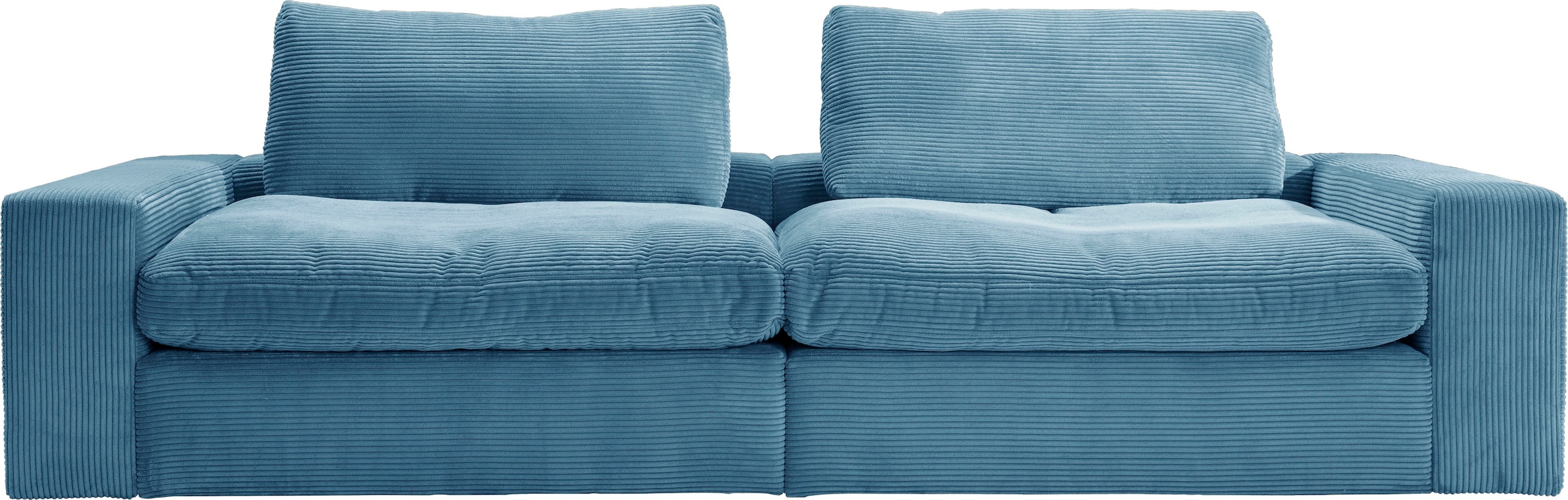 alina Big-Sofa "Sandy", mit losen Sitz und Rückenkissen, in modernem Cordstoff