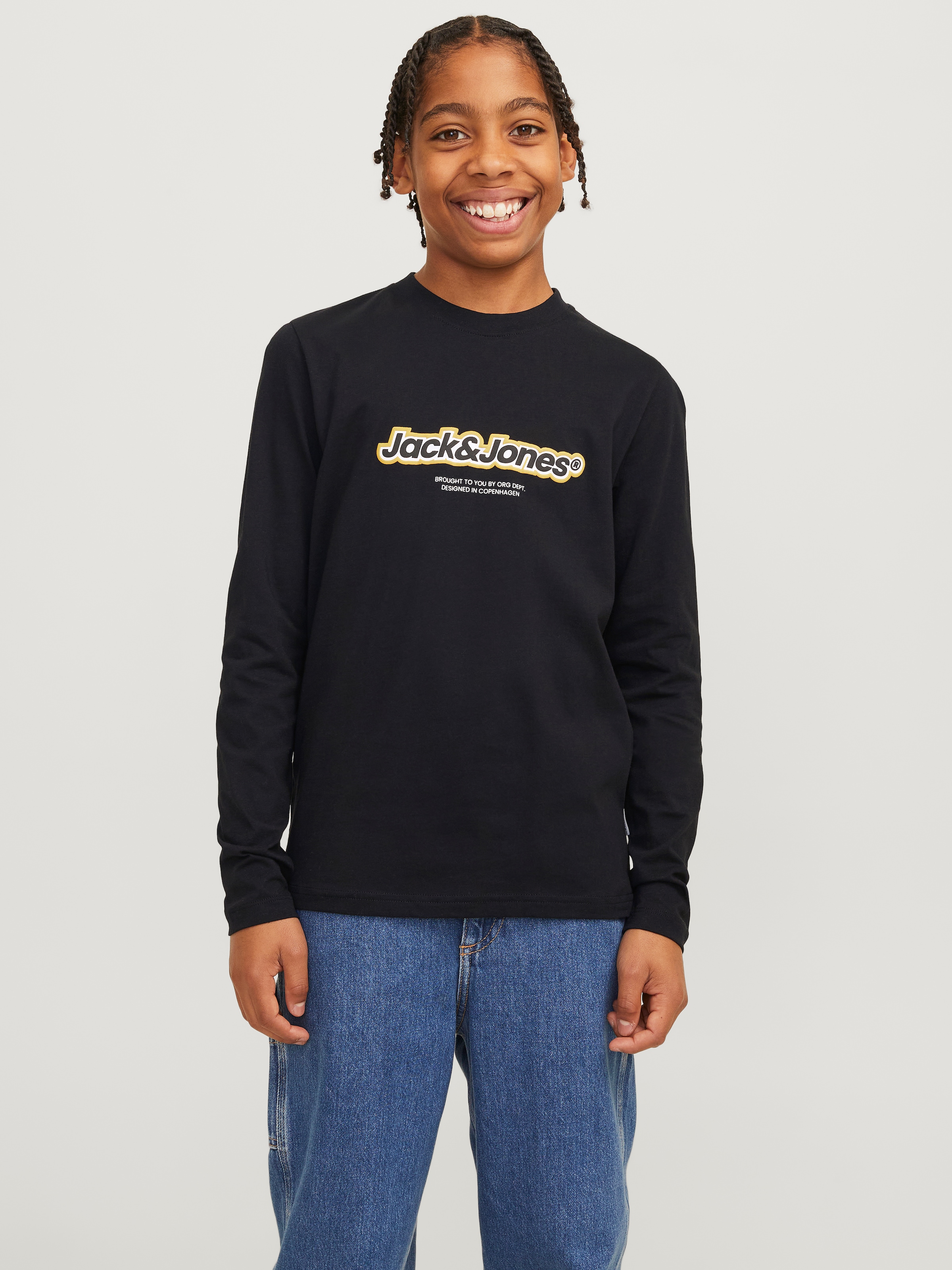 Jack & Jones Junior Langarmshirt »JORVESTERBRO NEWTON BRNDG TEE LS BF JNR«