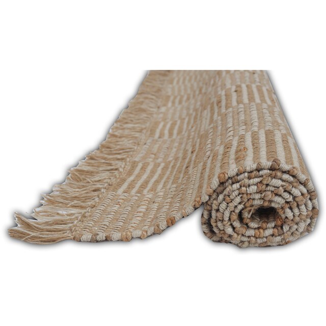 Home affaire Teppich »Himal«, rechteckig, Geflochtener Teppich, Naturprodukt  aus 100% Jute, Karo-Muster bestellen | BAUR