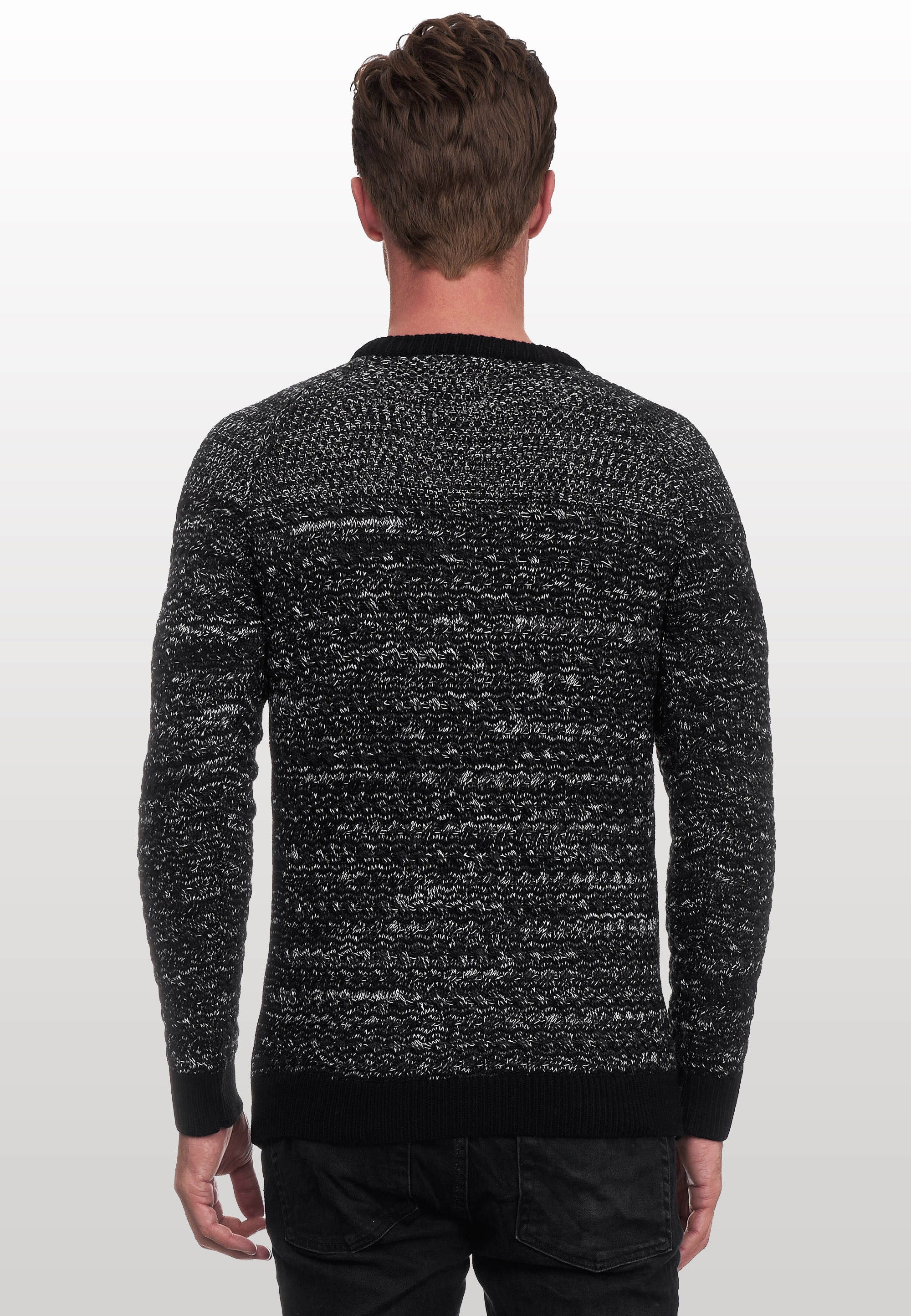 Rusty Neal Strickpullover, mit modischen Knöpfen