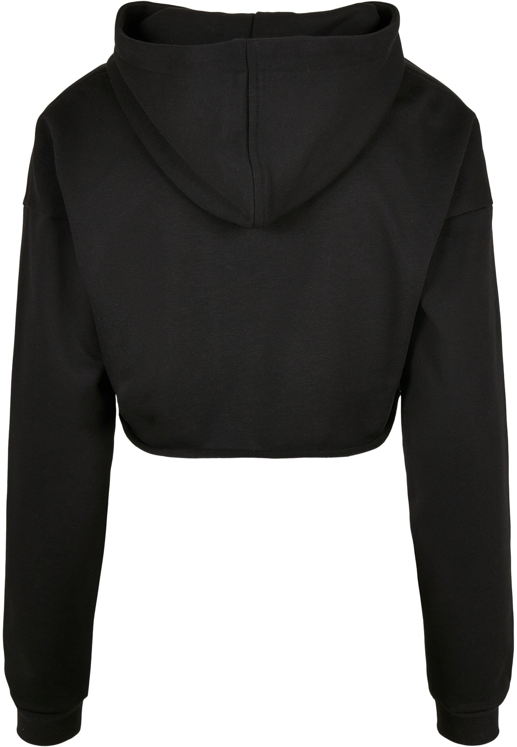 URBAN CLASSICS Rundhalspullover »Urban Classics Damen Ladies Oversized Cropped Hoody«, (1 tlg.)