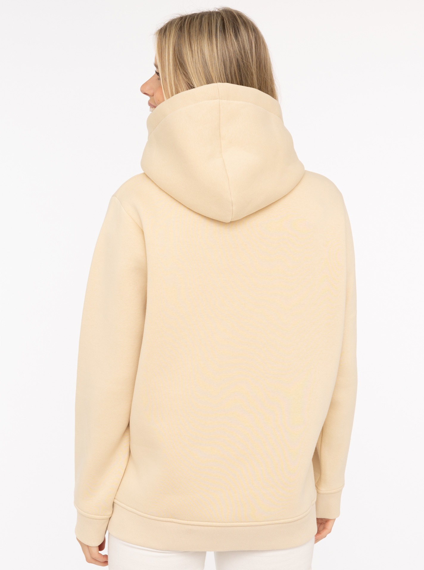 Thumbnail - Zwillingsherz Hoodie ""Dackel"" Stickerei vorne, weiche Fleeceinnenseite, bedruckte Kordel