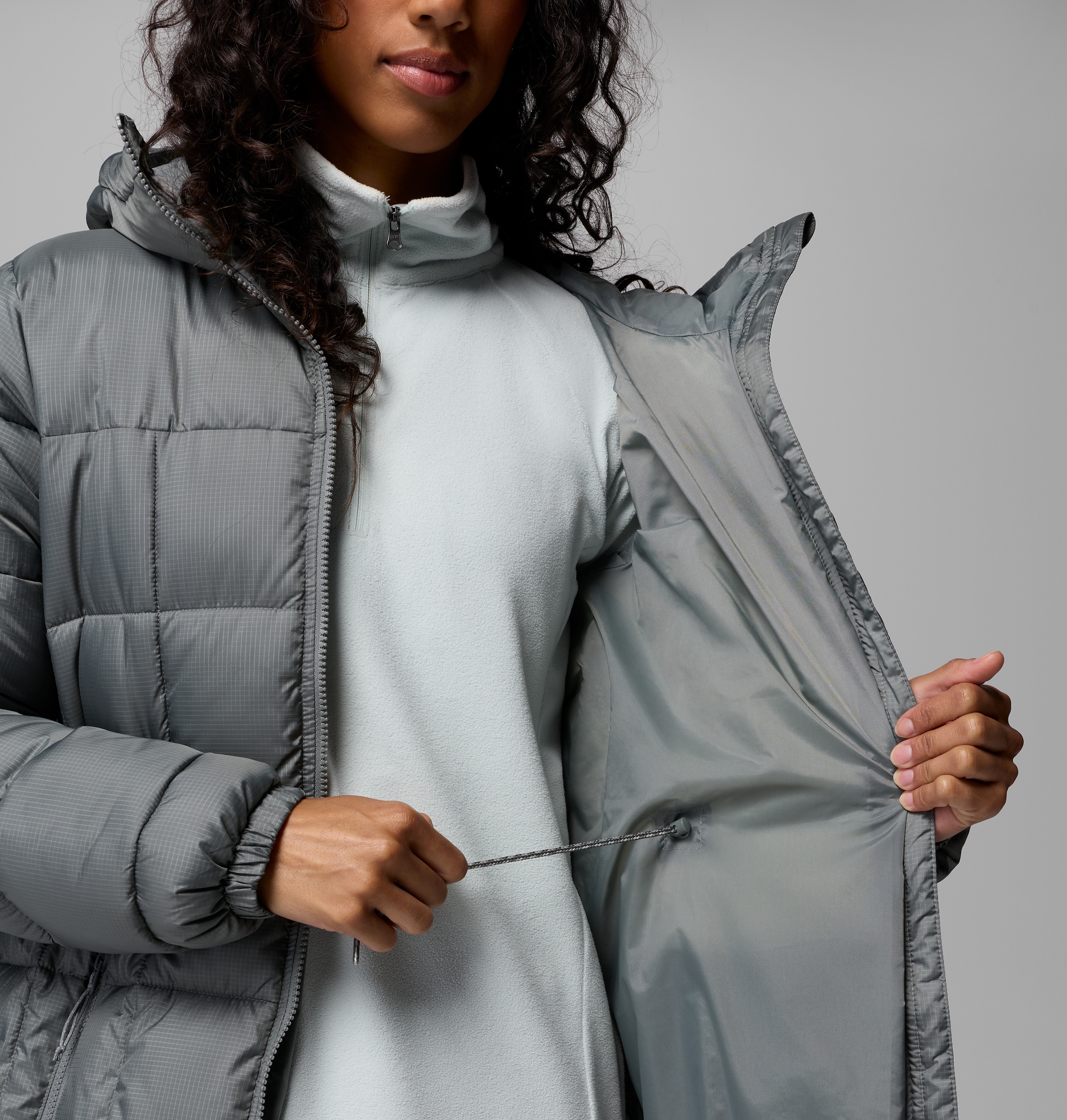 Columbia Wintermantel »Puffect III Long Jacket« wasserabweisend, windabweisend, wärmeisolierende Wattierung