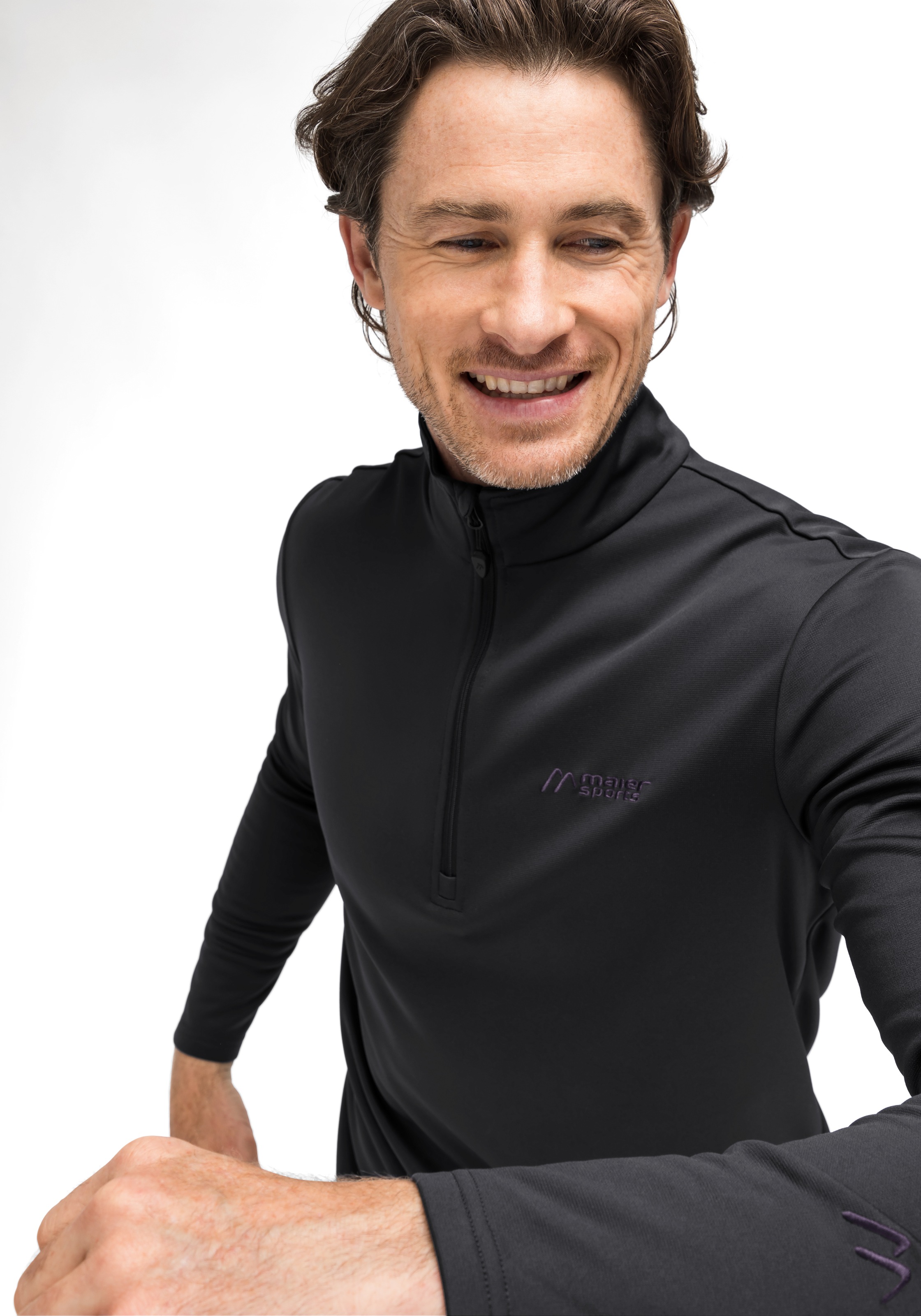 Maier Sports Langarmshirt »Felix«, Warmer und leichter Rolli für Ski und  mehr ▷ kaufen | BAUR