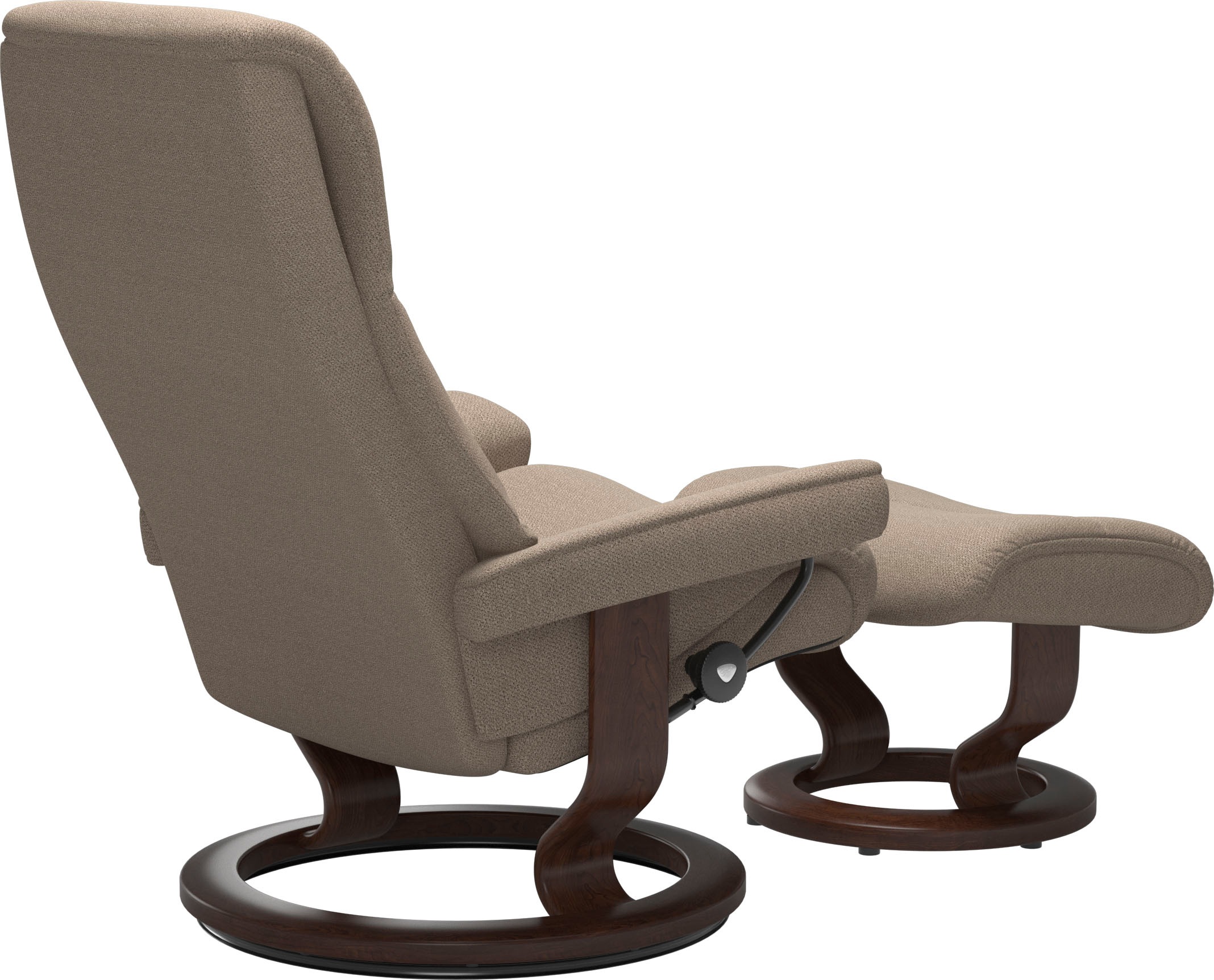 Stressless® Fußhocker »View«, mit Classic Base,Gestell Braun