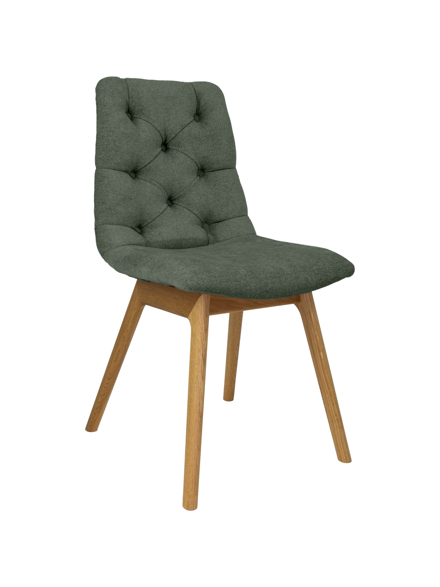 andas 4-Fußstuhl "Ramon", (Set), 2 St., Chenille, mit Massivholzbeinen, ver günstig online kaufen