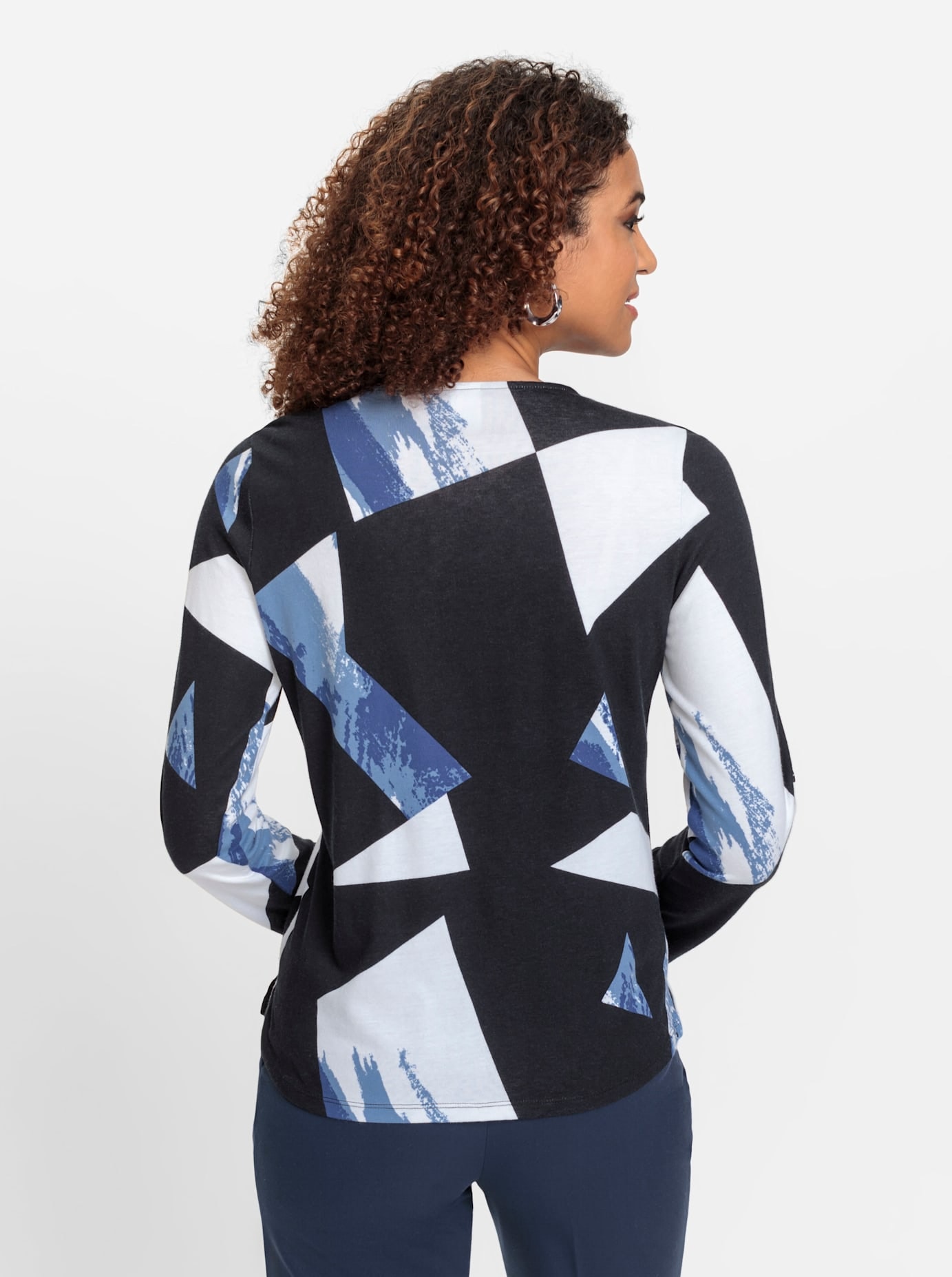 Inspirationen Langarmshirt »Modal-Baumwoll-Shirt«, (1 tlg.)