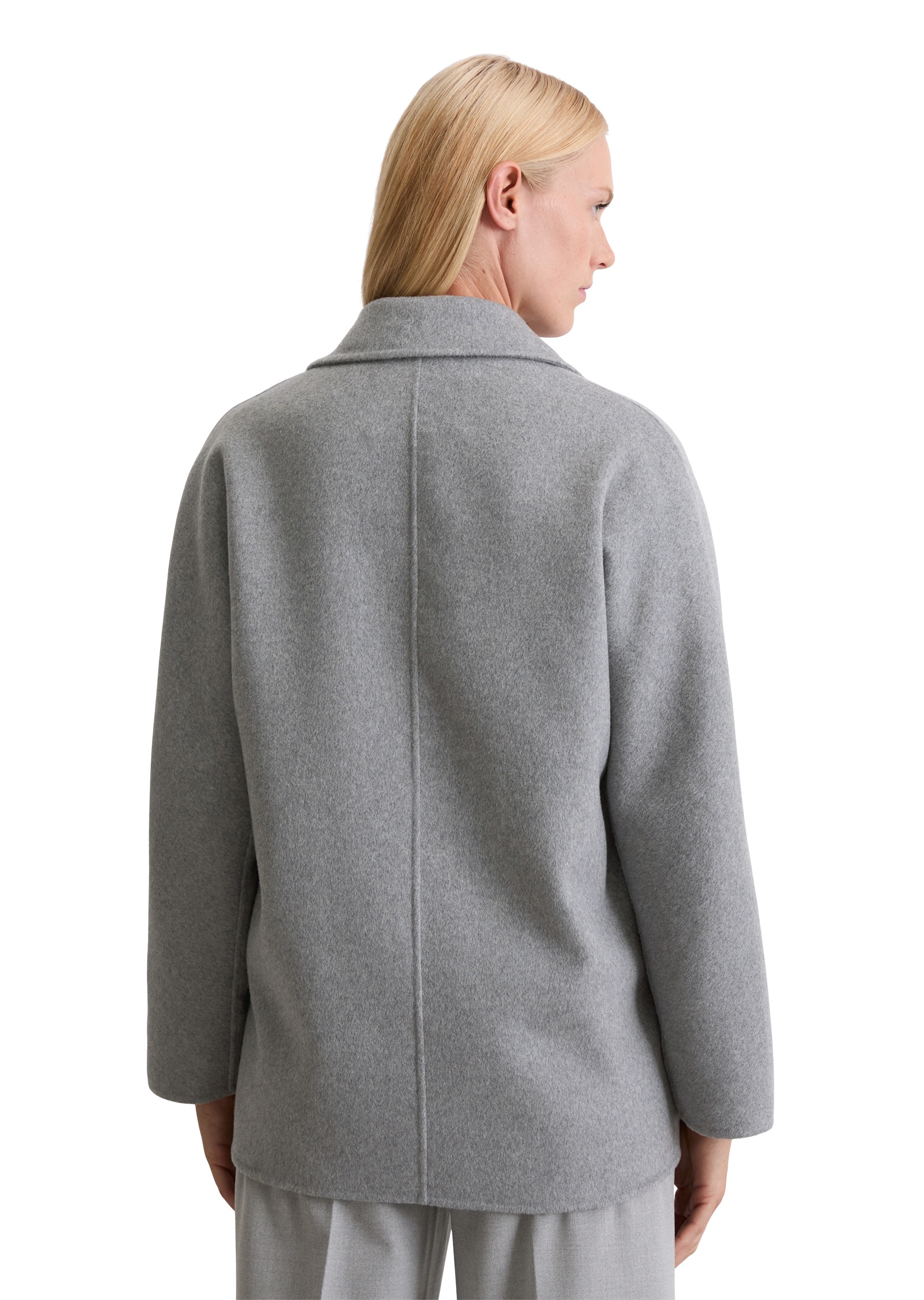Marc O'Polo Outdoorjacke »aus Wolle-Mix«, ohne Kapuze