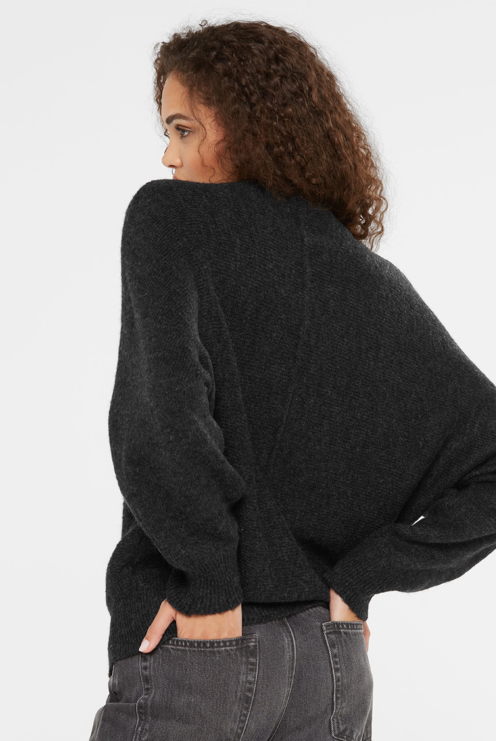 SENSES.THE LABEL Rundhalspullover aus Feinstrick
