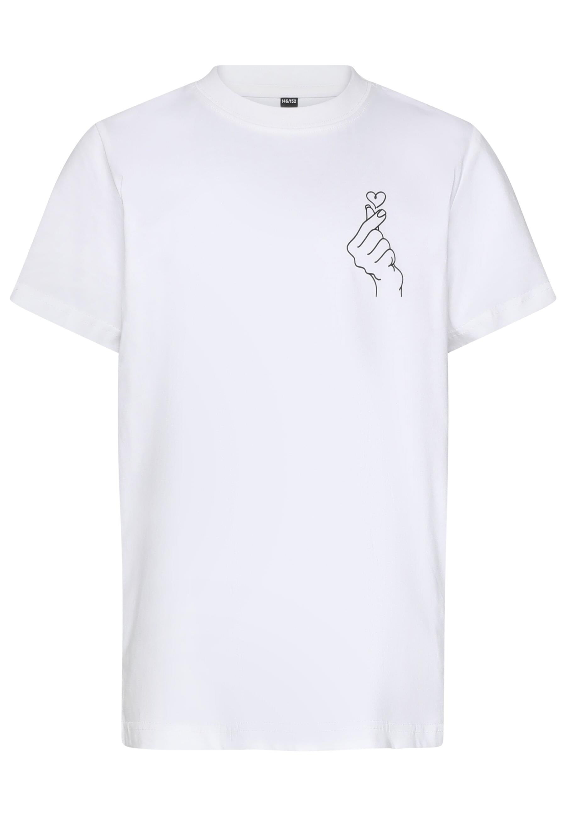 URBAN CLASSICS T-Shirt »Urban Classics T-Shirt 2 Pack - kurzarm - Butterfly & Love Sign«, (1 tlg.)