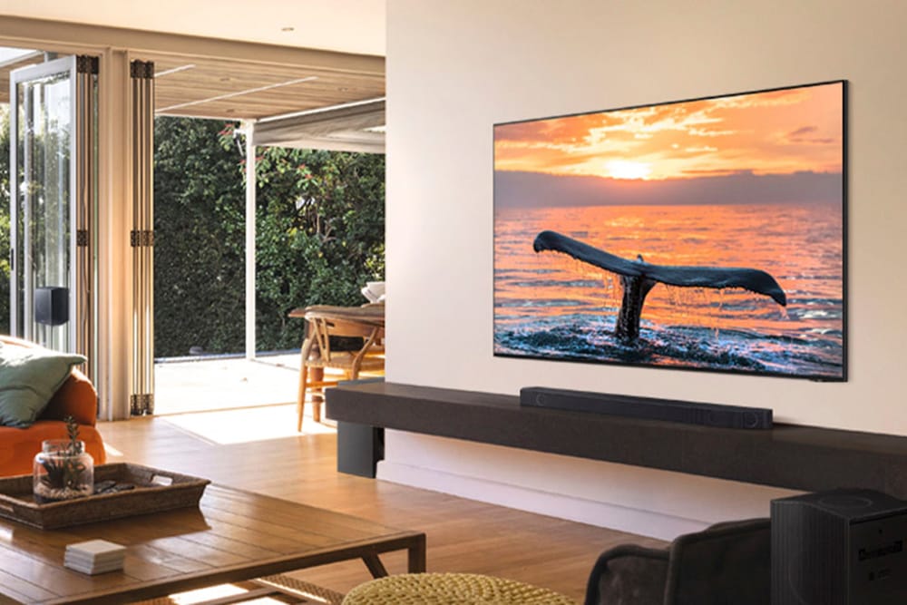 Samsung QLED Mini LED-Fernseher »GQ85QN95DAT«, 4K Ultra HD, Smart-TV, Neural Quantum 4K AI Gen2 Prozessor, Mini LED, bis zu 144Hz