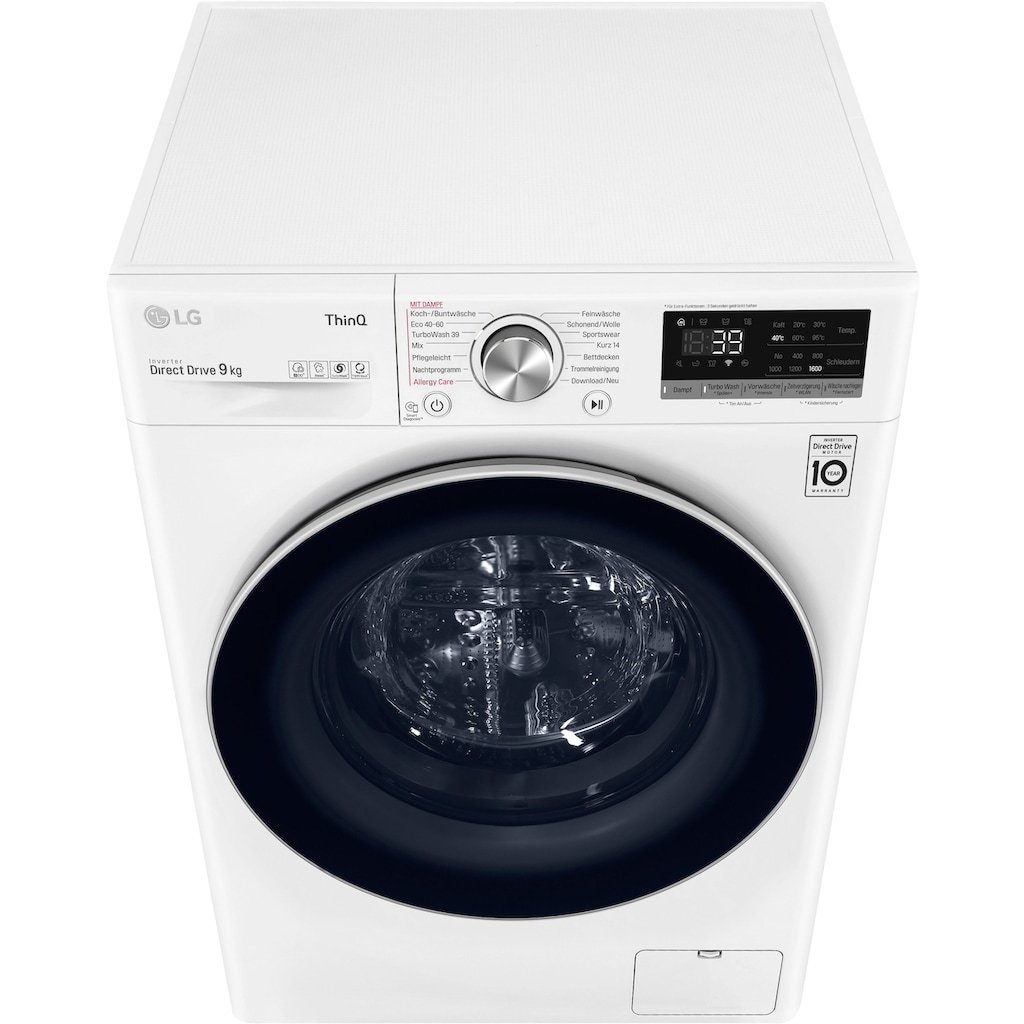 LG Waschmaschine »F6WV709P1«, F6WV709P1, 9 kg, 1600 U/min