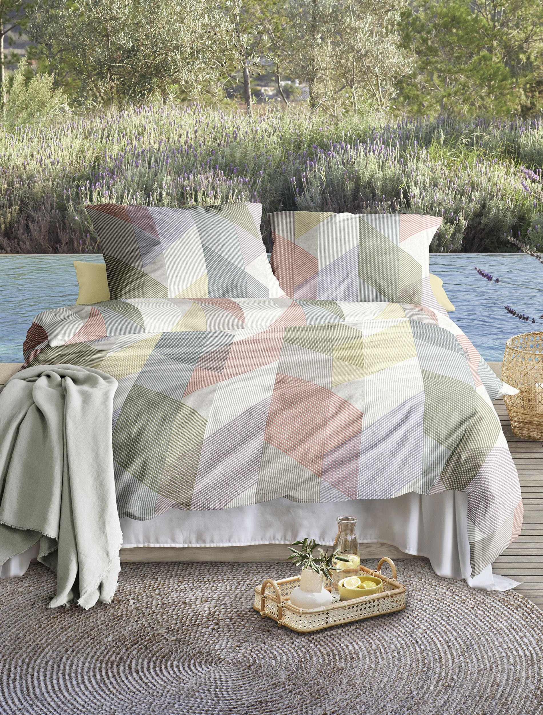 Irisette Bettwäsche »Wave 8739« 2 anschmiegsam und atmungsaktiv, Ganzjahresqualität