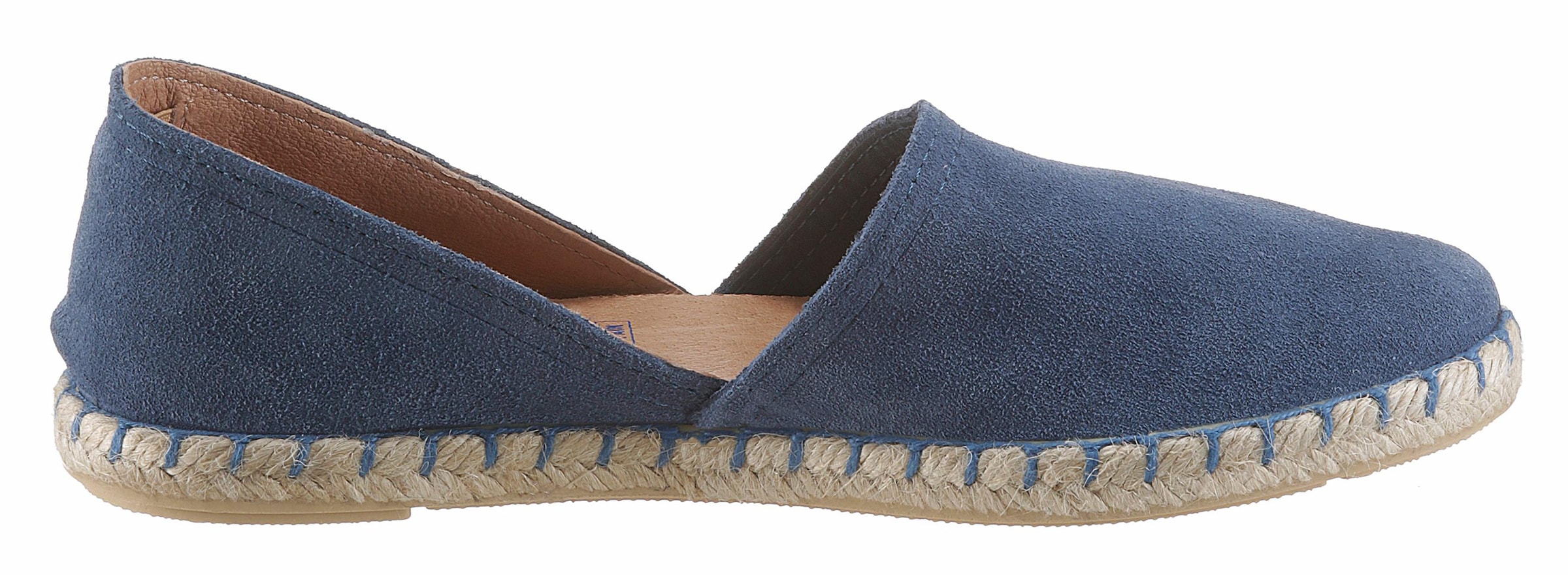 VERBENAS Espadrille »CARMEN SERRAJE«, Schlupfschuh, Sommerschuh, Loafer mit typischem Jute-Rahmen