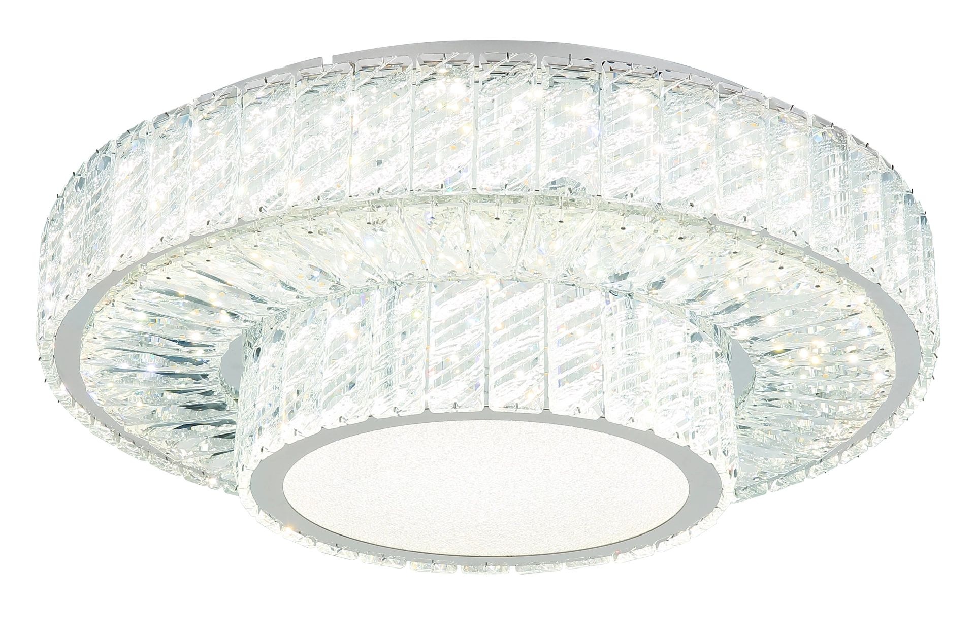 GLOBO LIGHTING Deckenleuchte »MUCKY«, Leuchtmittel LED-Modul | LED fest integriert, K5 Kristalle klar