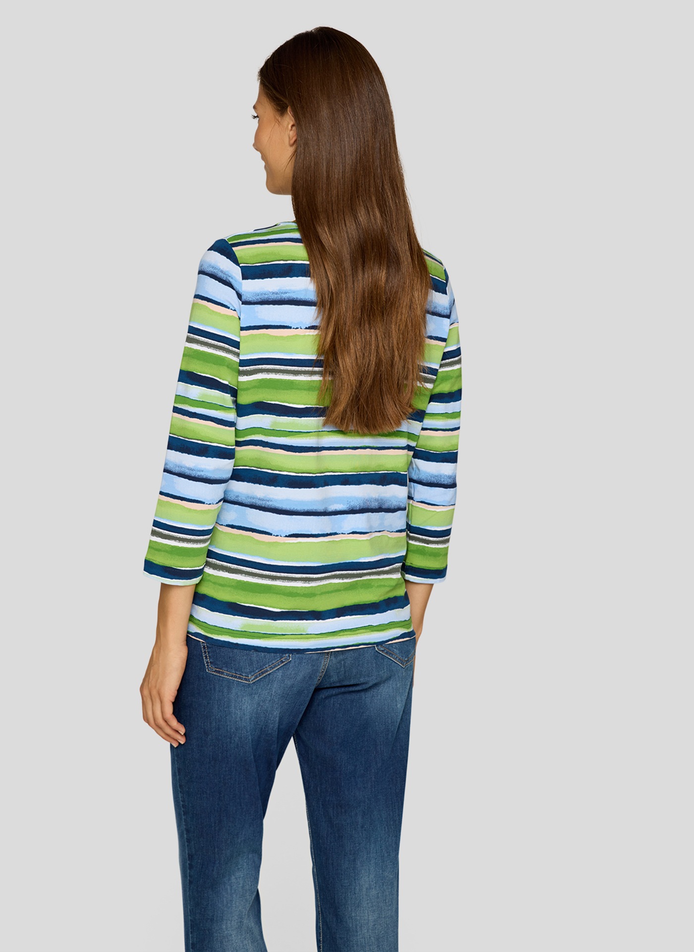 Thumbnail - Rabe 3/4-Arm-Shirt im Streifen-Look