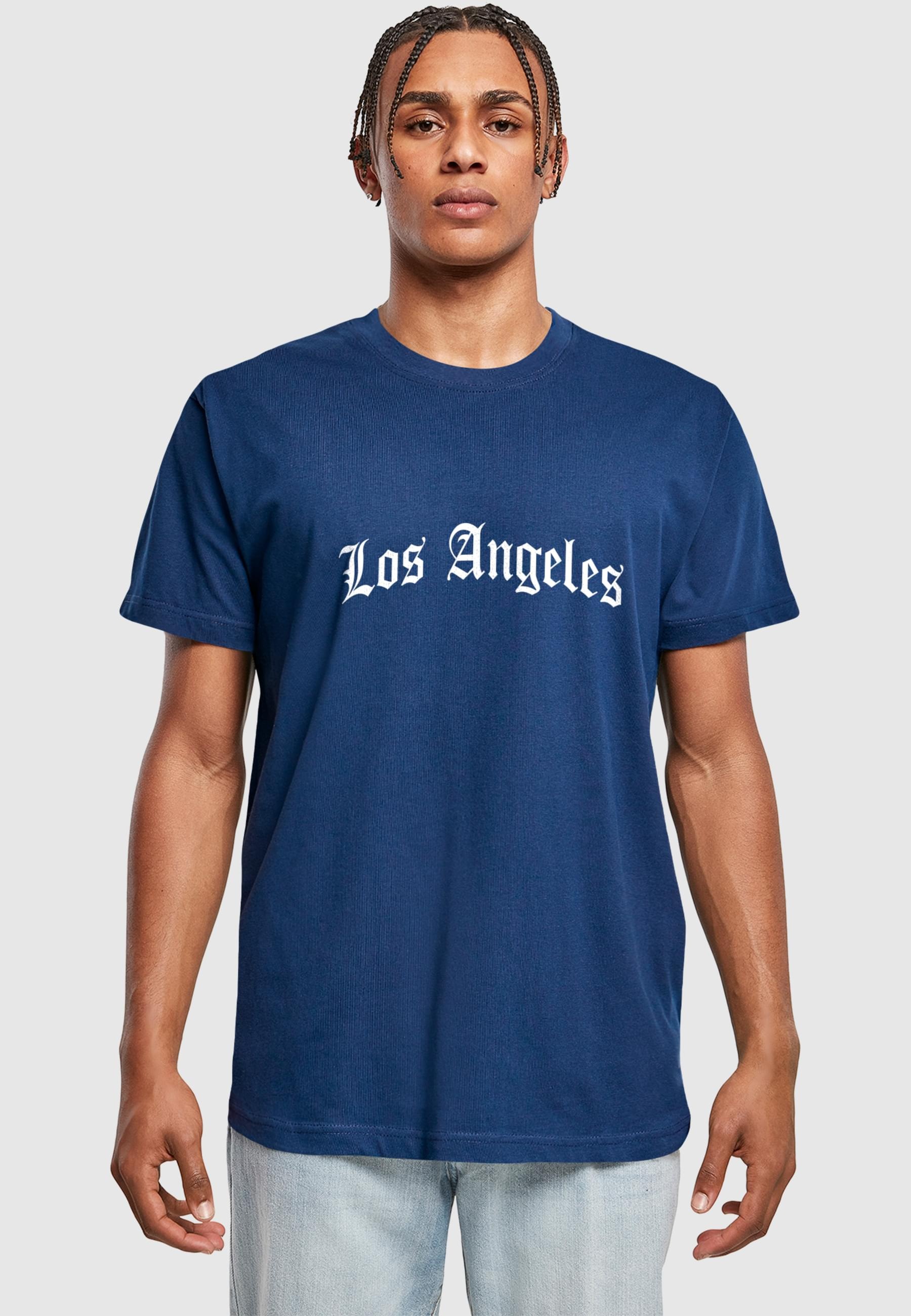 MisterTee T-Shirt »MisterTee Herren Los Angeles Wording Tee«, (1 tlg.)