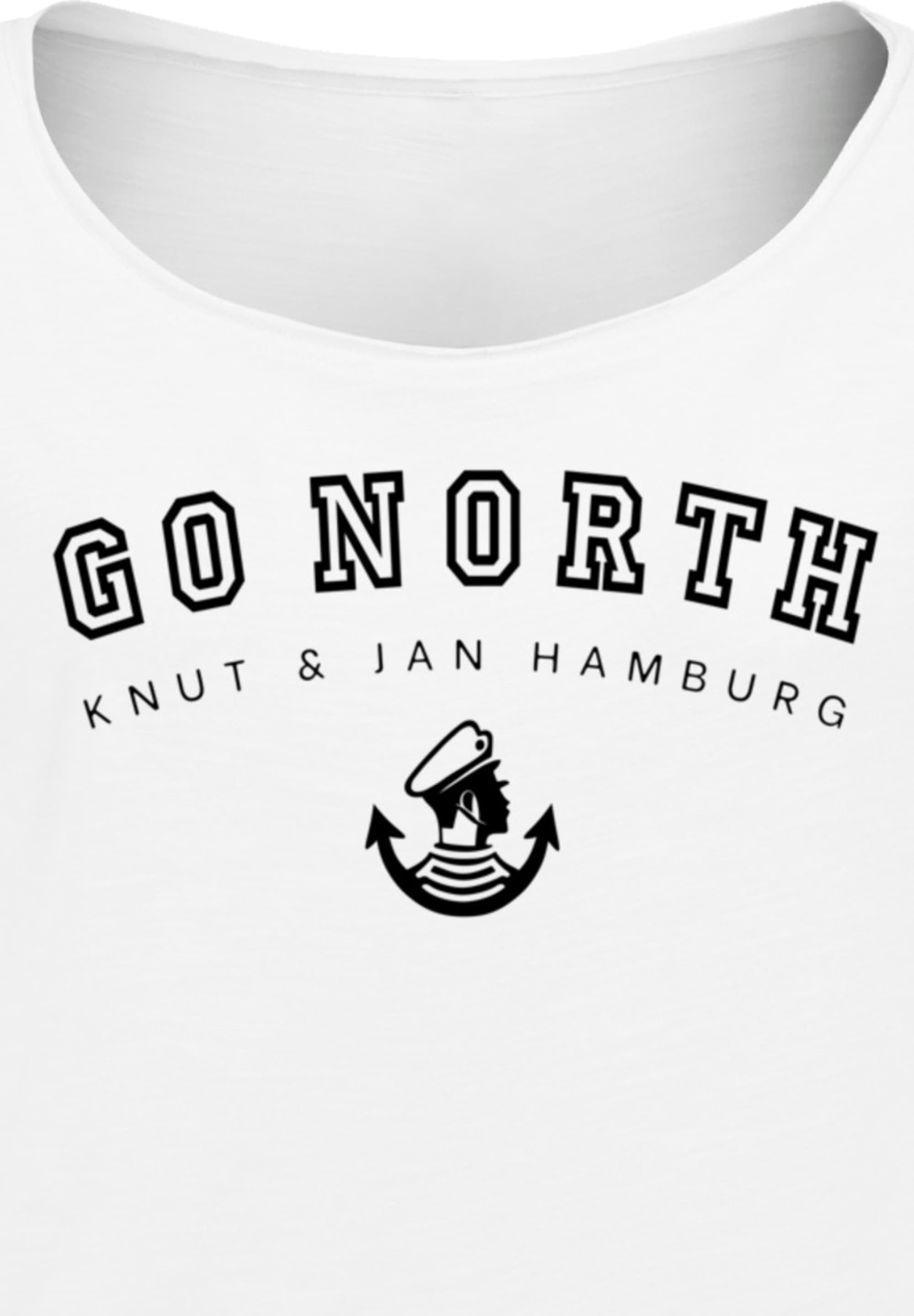 F4NT4STIC T-Shirt »PLUS SIZE Go North«, Print