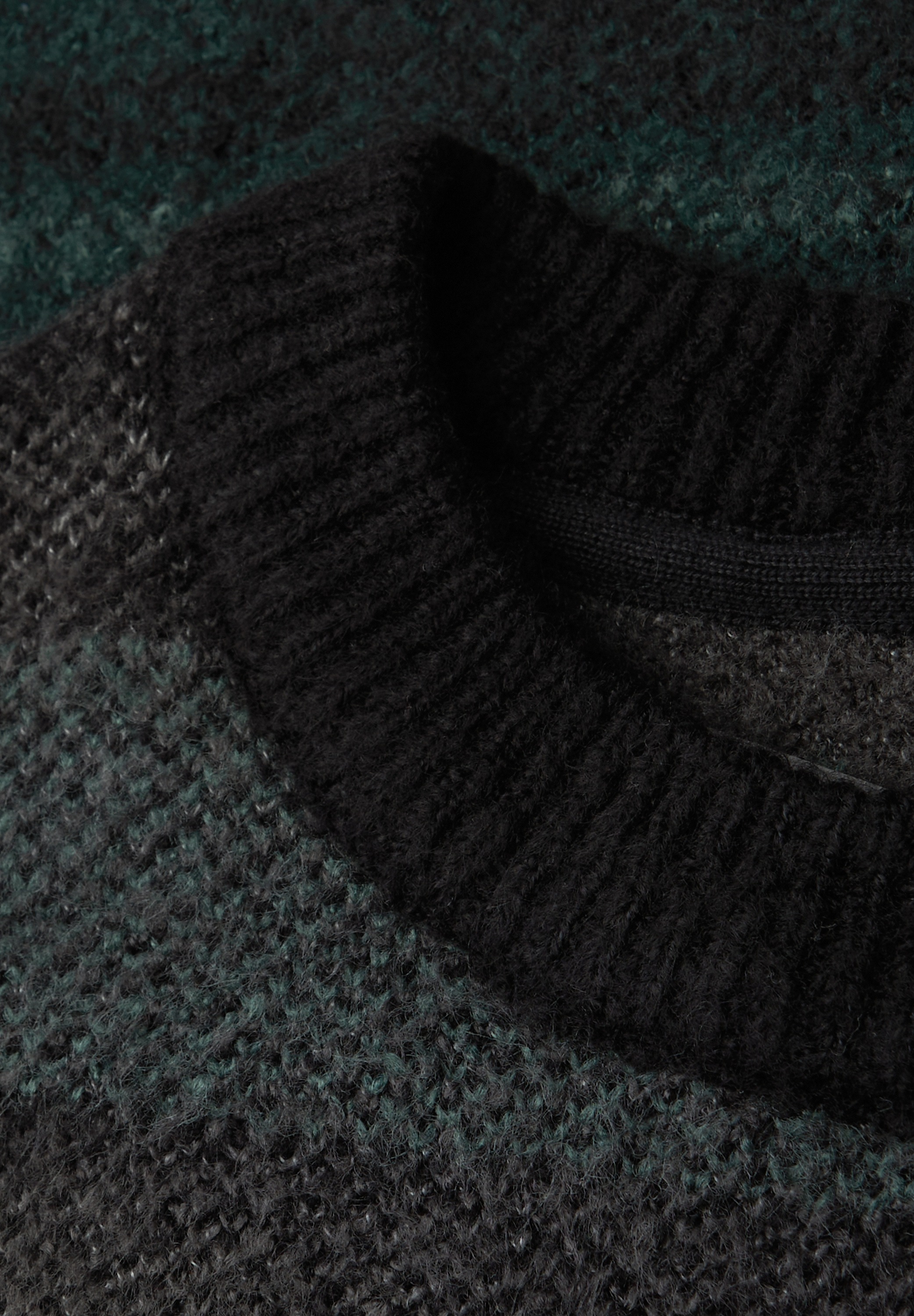 STREET ONE MEN Rundhalspullover Jacquard