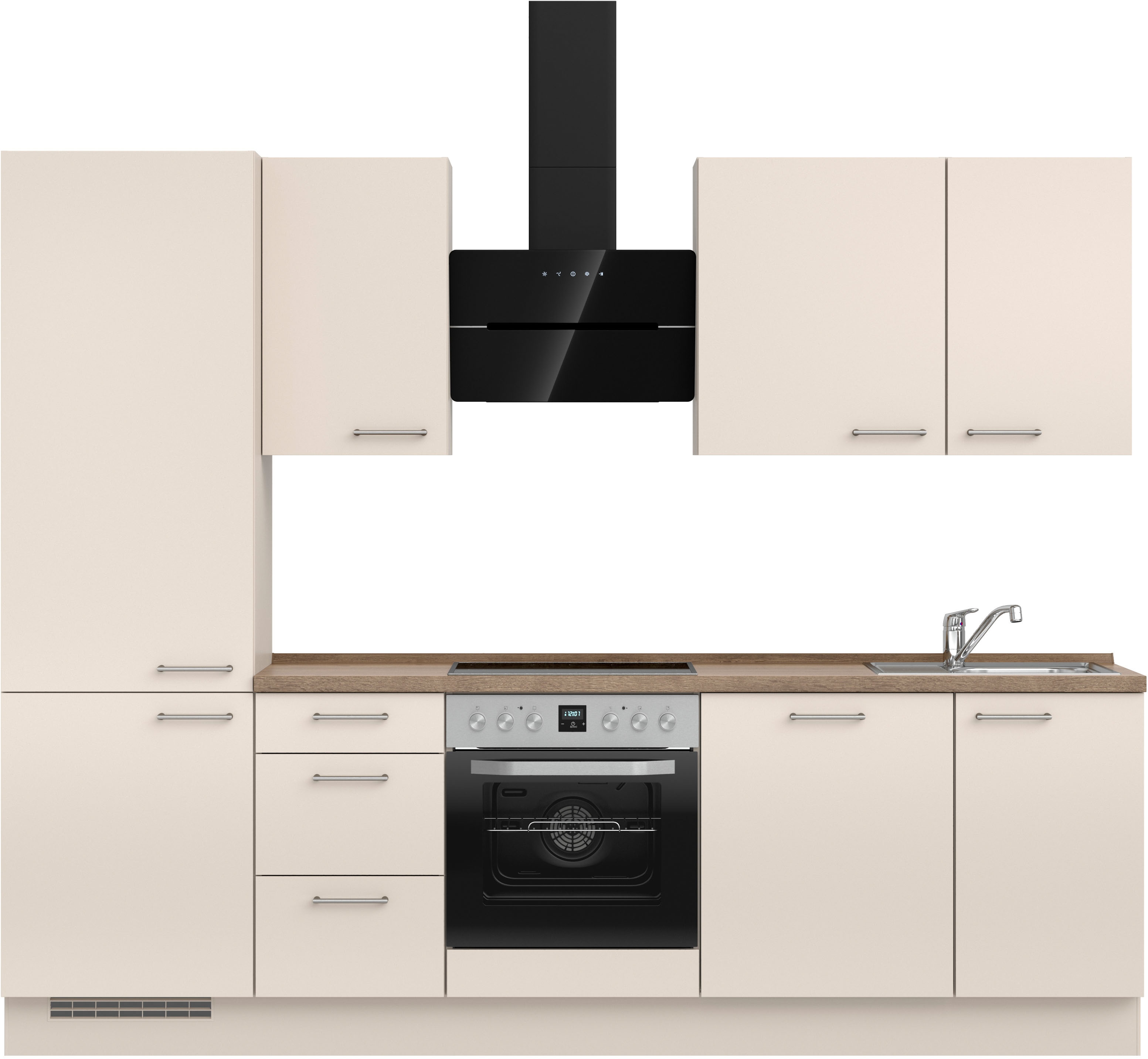 nobilia Küchenzeile ""Laser II", Ausrichtung wählbar, Breite 270 cm" vormon günstig online kaufen