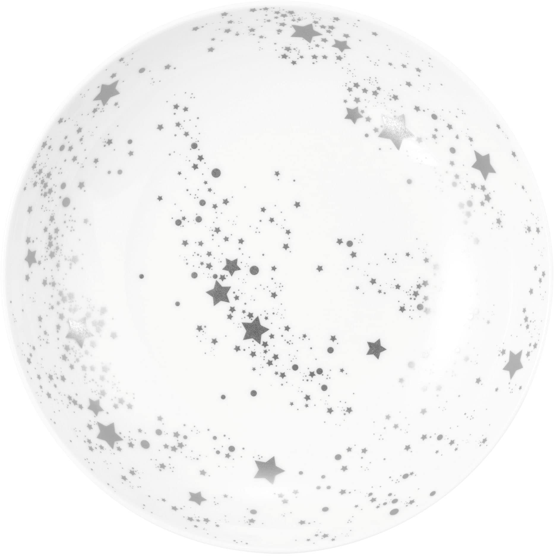Seltmann Weiden Suppenteller »Liberty - Silver Stars«, (1 St.), Teller rund 21 cm
