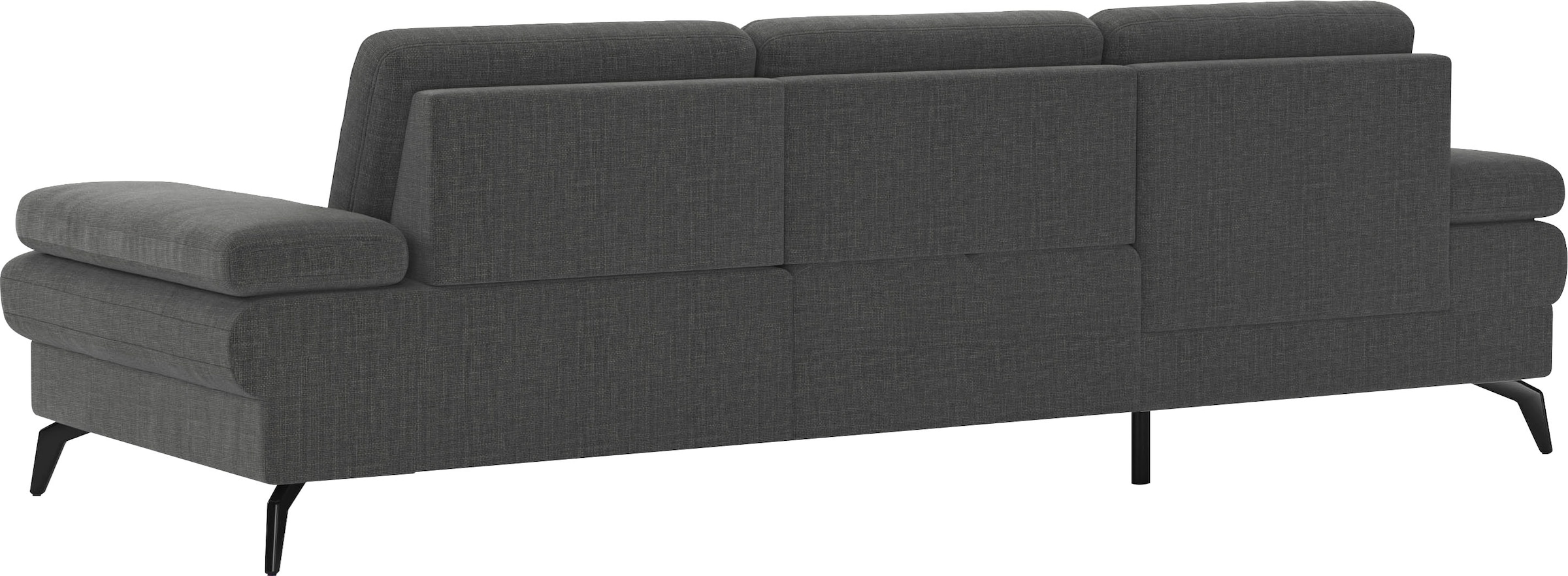 sit&more Ecksofa »Morris L-Form, inkl. Sitztiefenverstellung«, wahlweise mit Armteilverstellung, Bettfunktion & Bettkasten