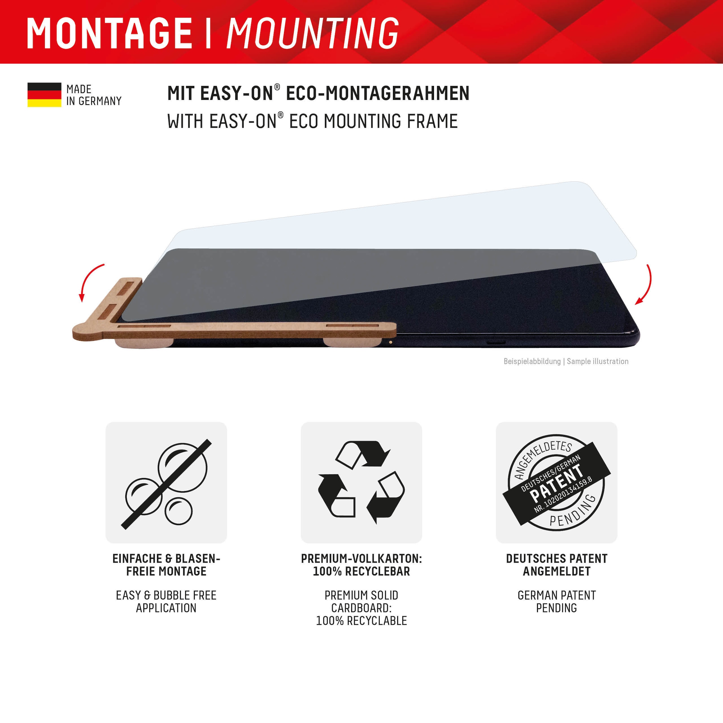 Displex Displayschutzfolie »Tablet Glass« für Apple iPad Pro 13" (2024/2025) Displayschutz, Bildschirmschutz, kratz & stoßfest, einfaches Anbringen