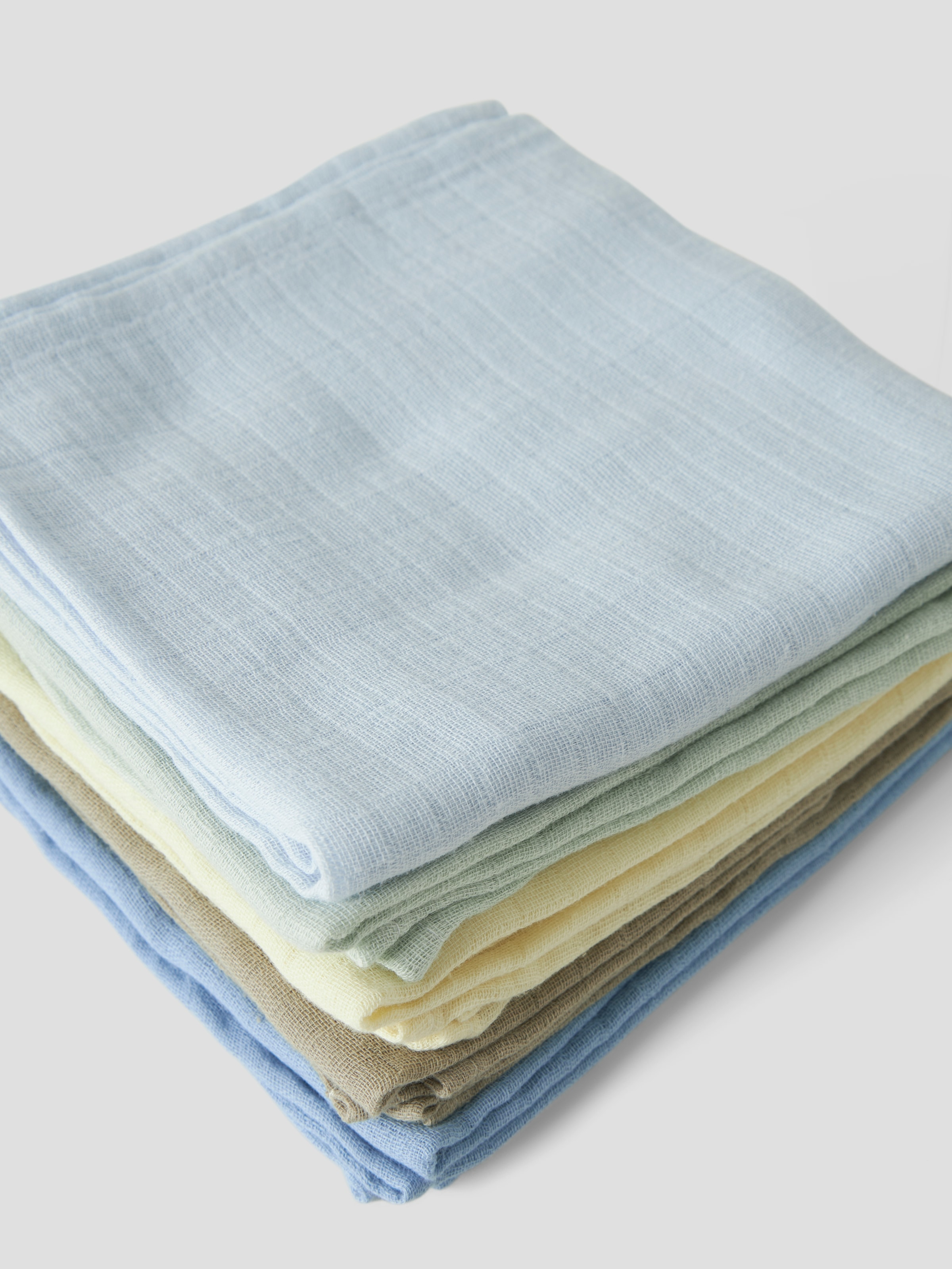 Name It Multifunktionstuch »NBNOHAPPY 5P NAPPIES LNOOS« 5 Stk. aus Baumwolle, bequeme Passform, im 5er-Pack