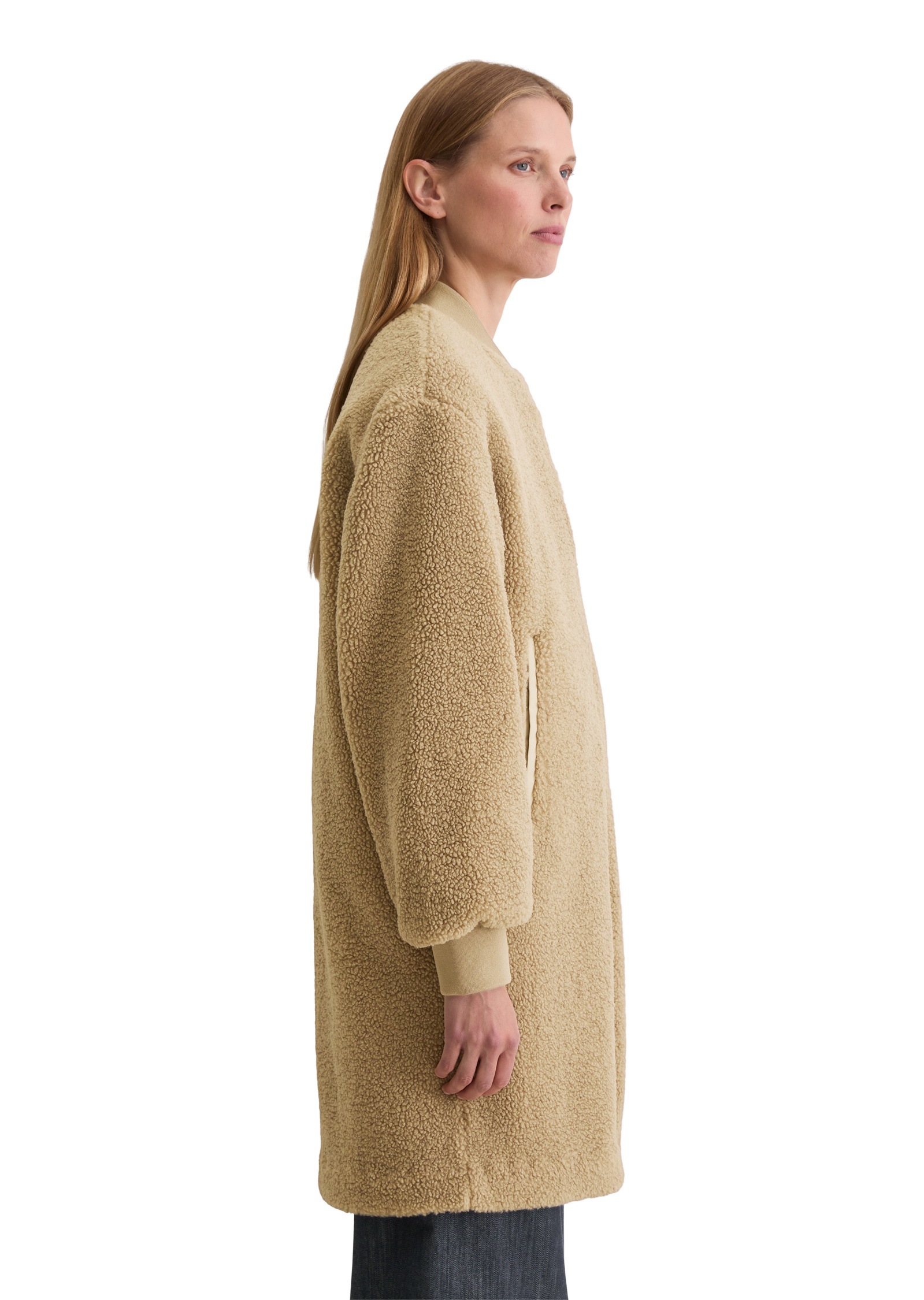 Marc OPolo Kurzmantel "aus weichem Curly-Plüsch" günstig online kaufen