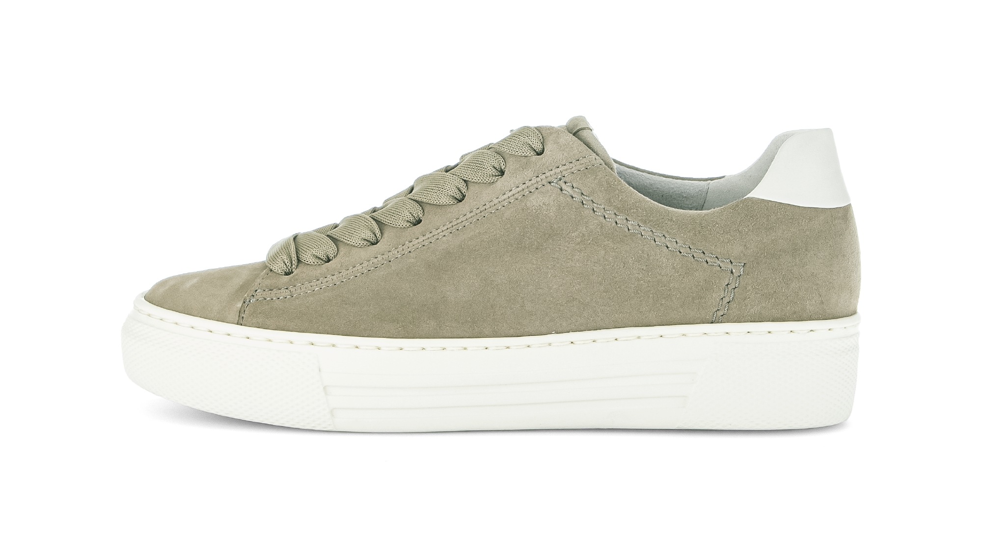 Thumbnail - Gabor Plateausneaker, Freizeitschuh, Halbschuh, Schnürschuh, Kontrastbesatz an der Ferse