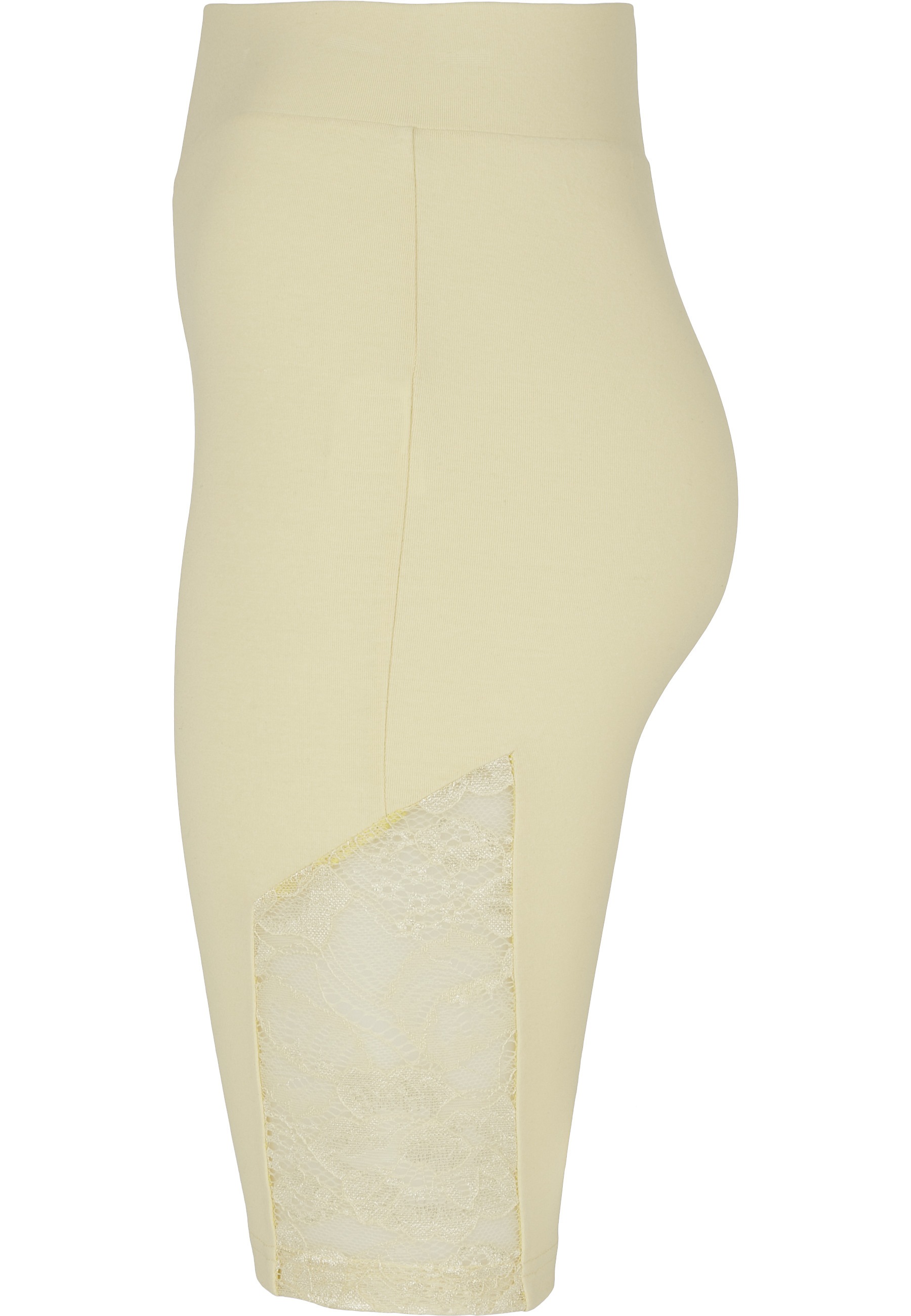 URBAN CLASSICS Fahrradhose »Urban Classics Damen Ladies High Waist Lace Inset Cycle Shorts«