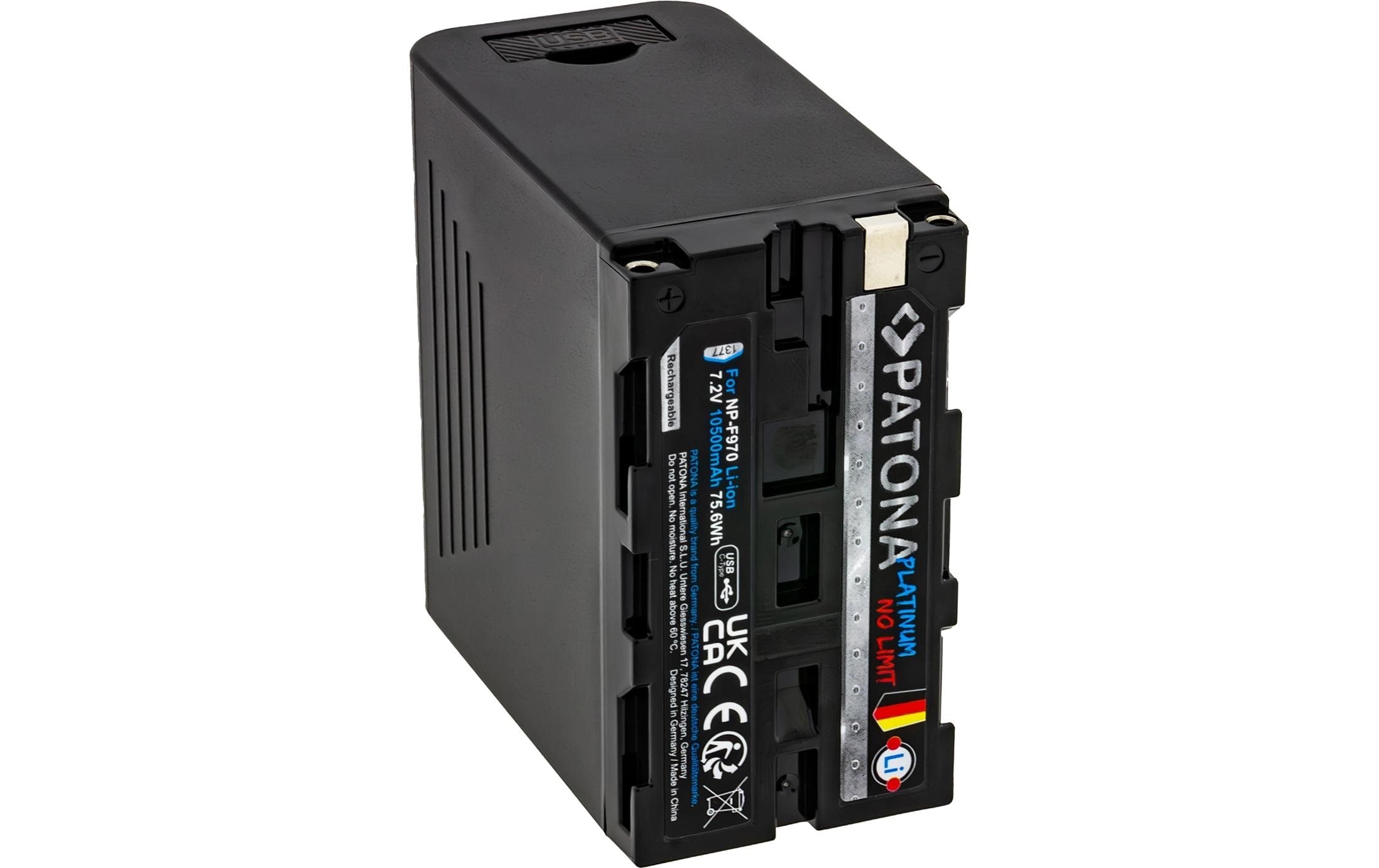   Akku »Patona Sony NP-F970, F960, F950 inkl. Powerbank« 10.500 mAh