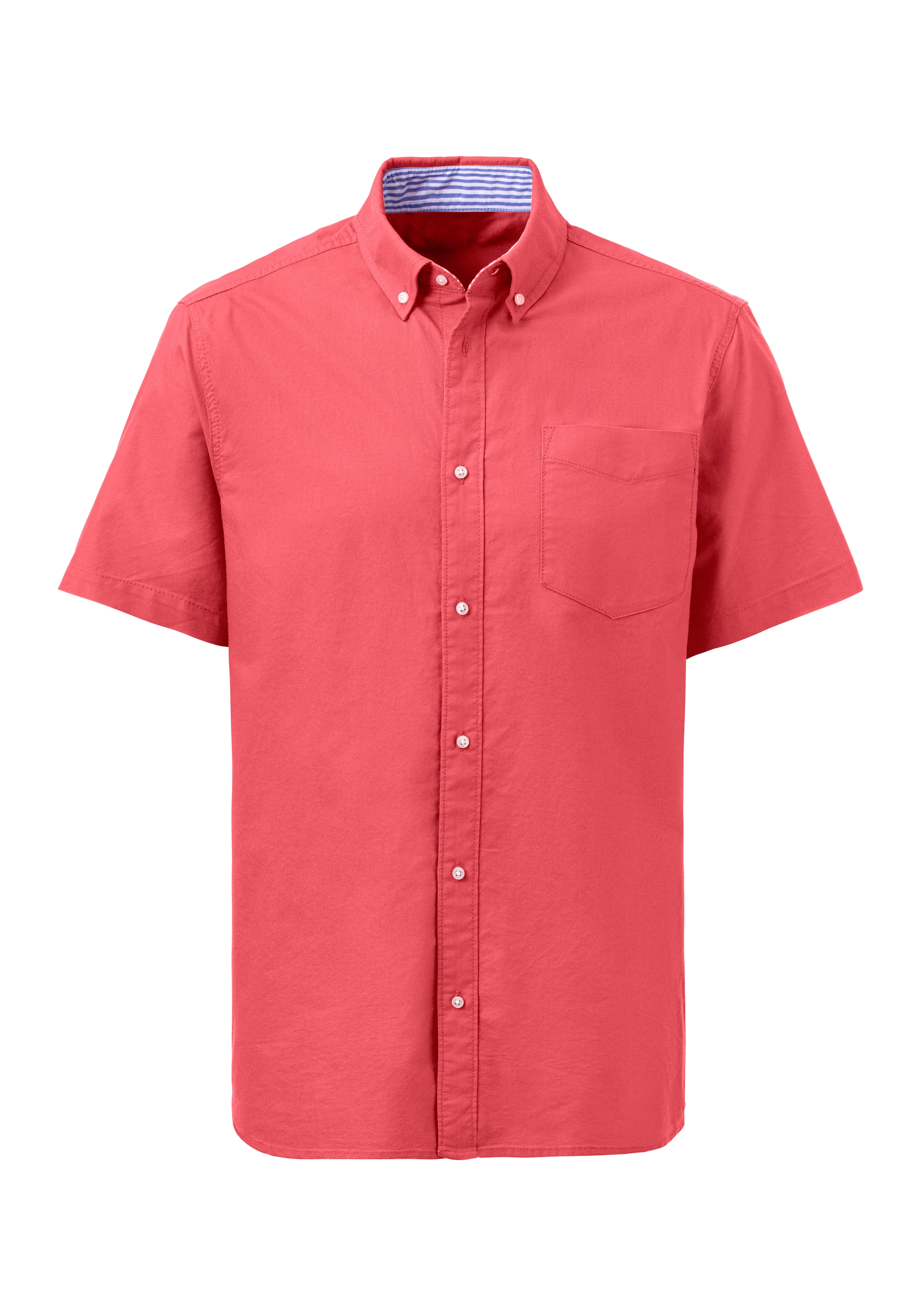 H.I.S Kurzarmhemd »regular-fit«, mit Button-down-Kragen, reine Baumwolle