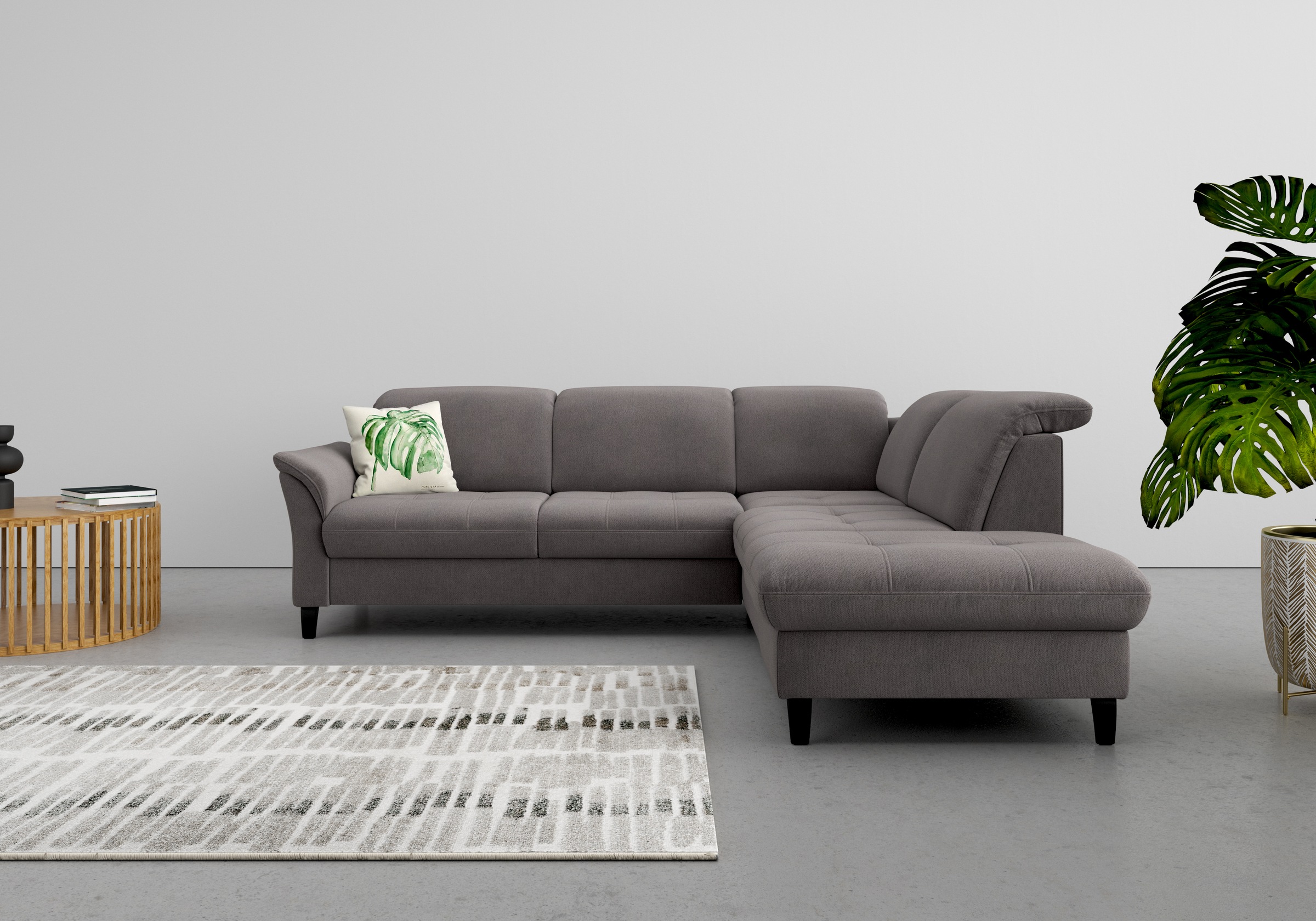 Thumbnail - sit&more "Maggiore L-Form" wahlweise mit Kopfteilverstellung, Bettfunktion und Stauraum