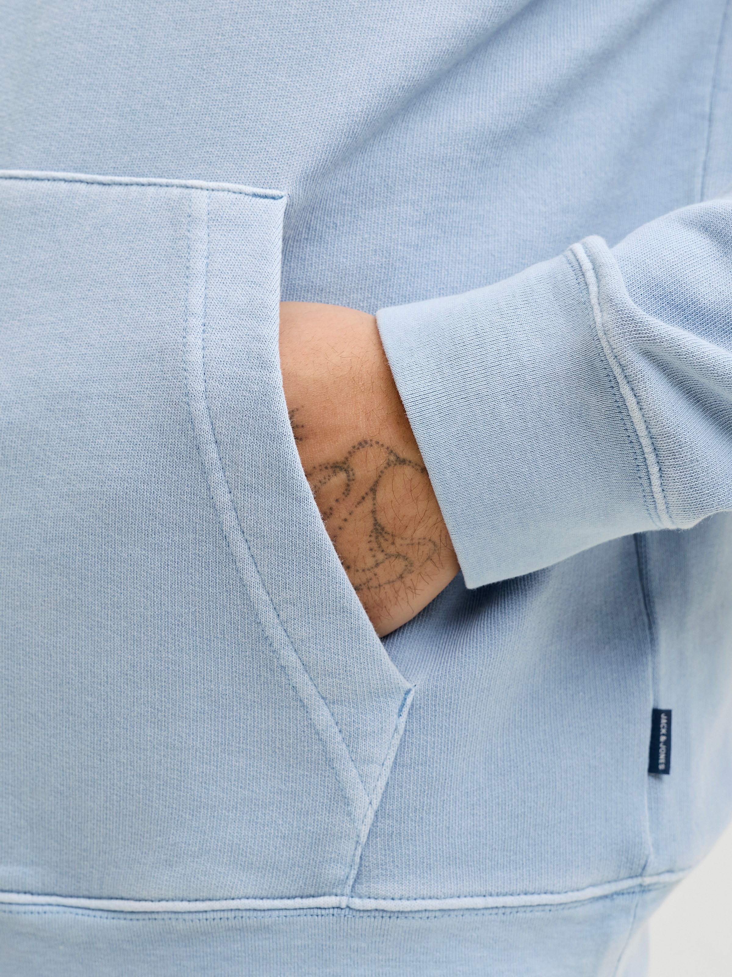 Jack & Jones Kapuzensweatshirt "JPRBLUAIDEN HOOD SWEAT", Baumwolle, regular günstig online kaufen