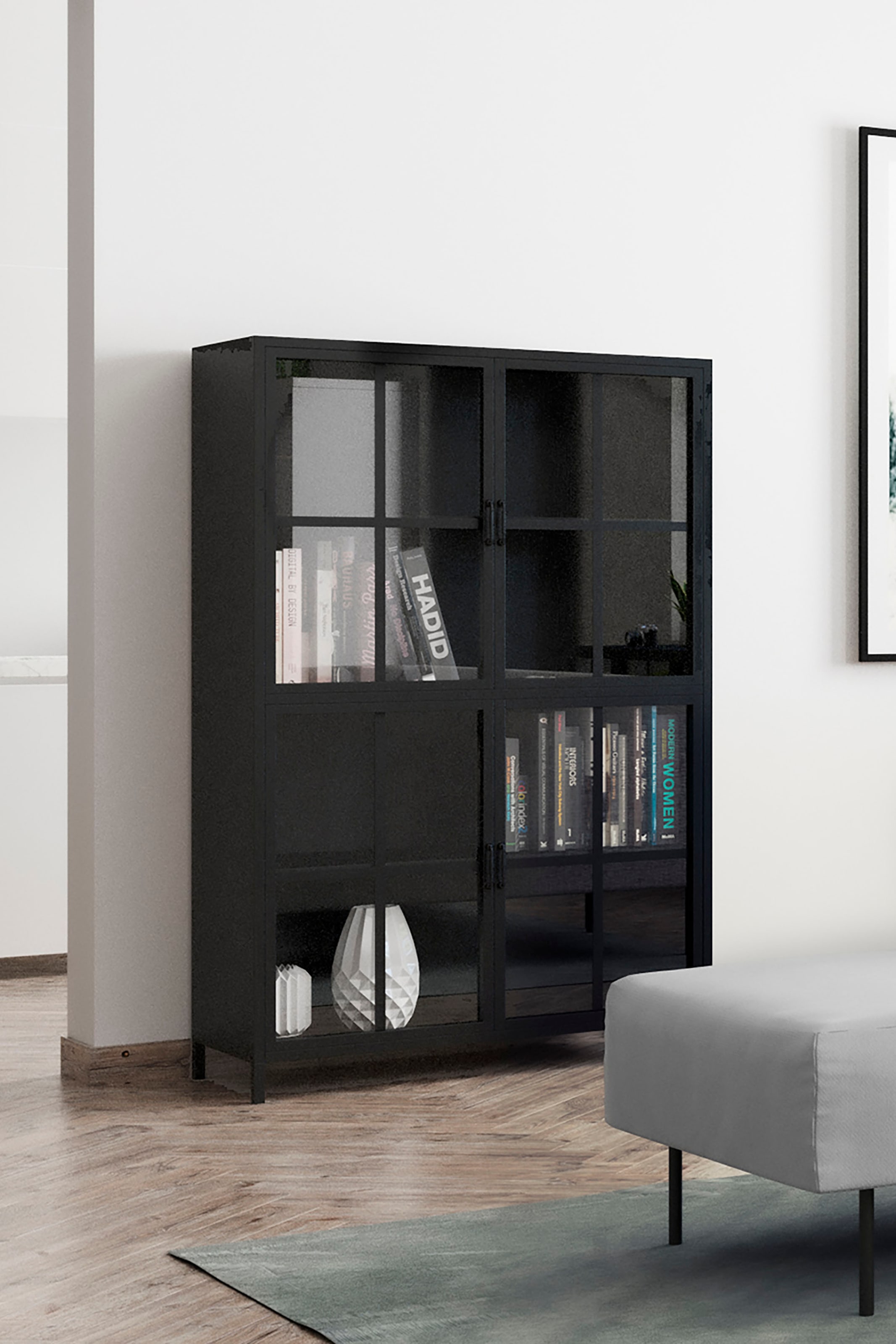 »Choice«, Vitrine designorientiertes BAUR Homexperts Highboard Glastüren kaufen mit |