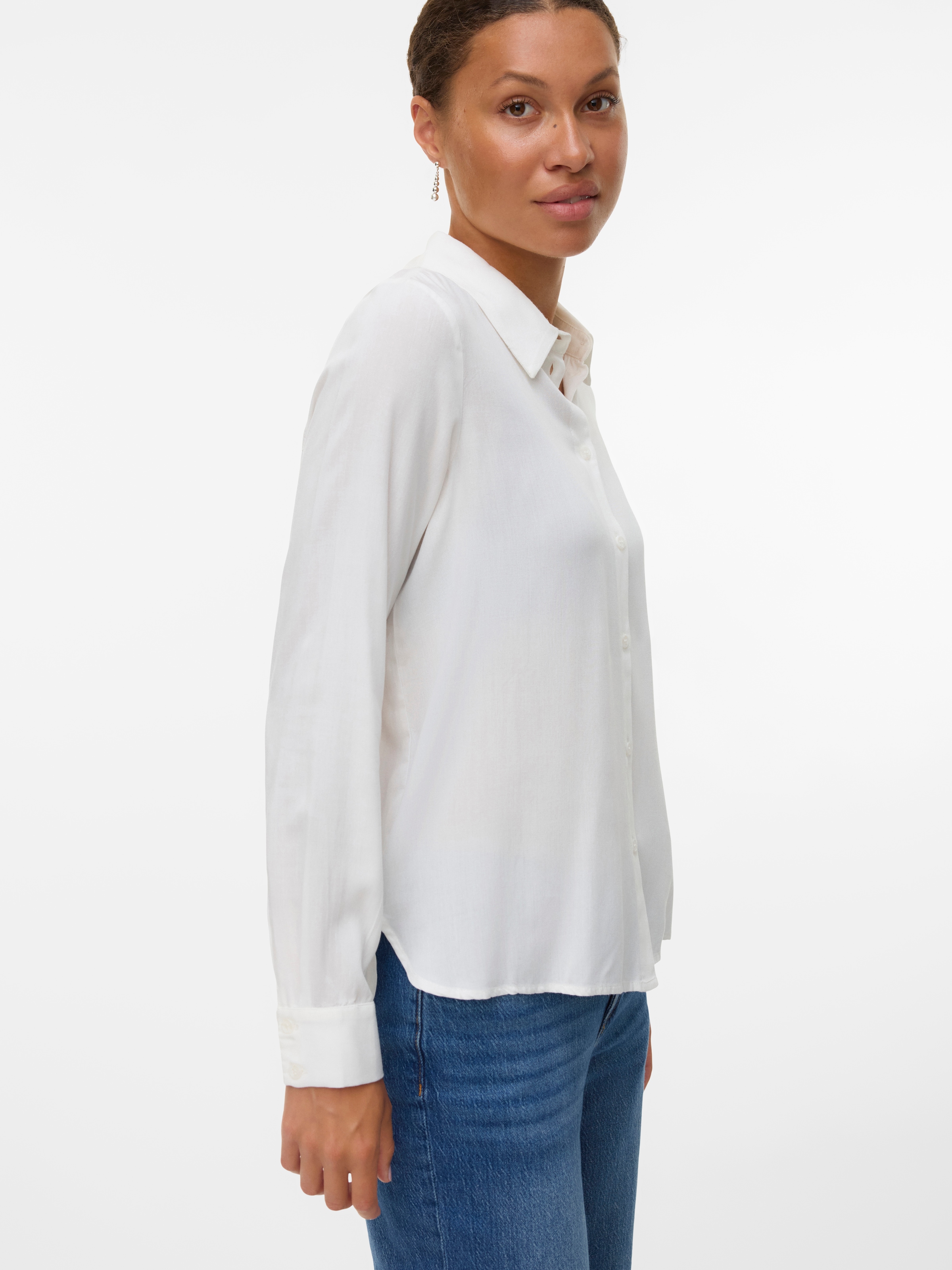 Vero Moda Hemdbluse "VMBUMPY L/S BASIC SHIRT WVN GA NOOS" günstig online kaufen