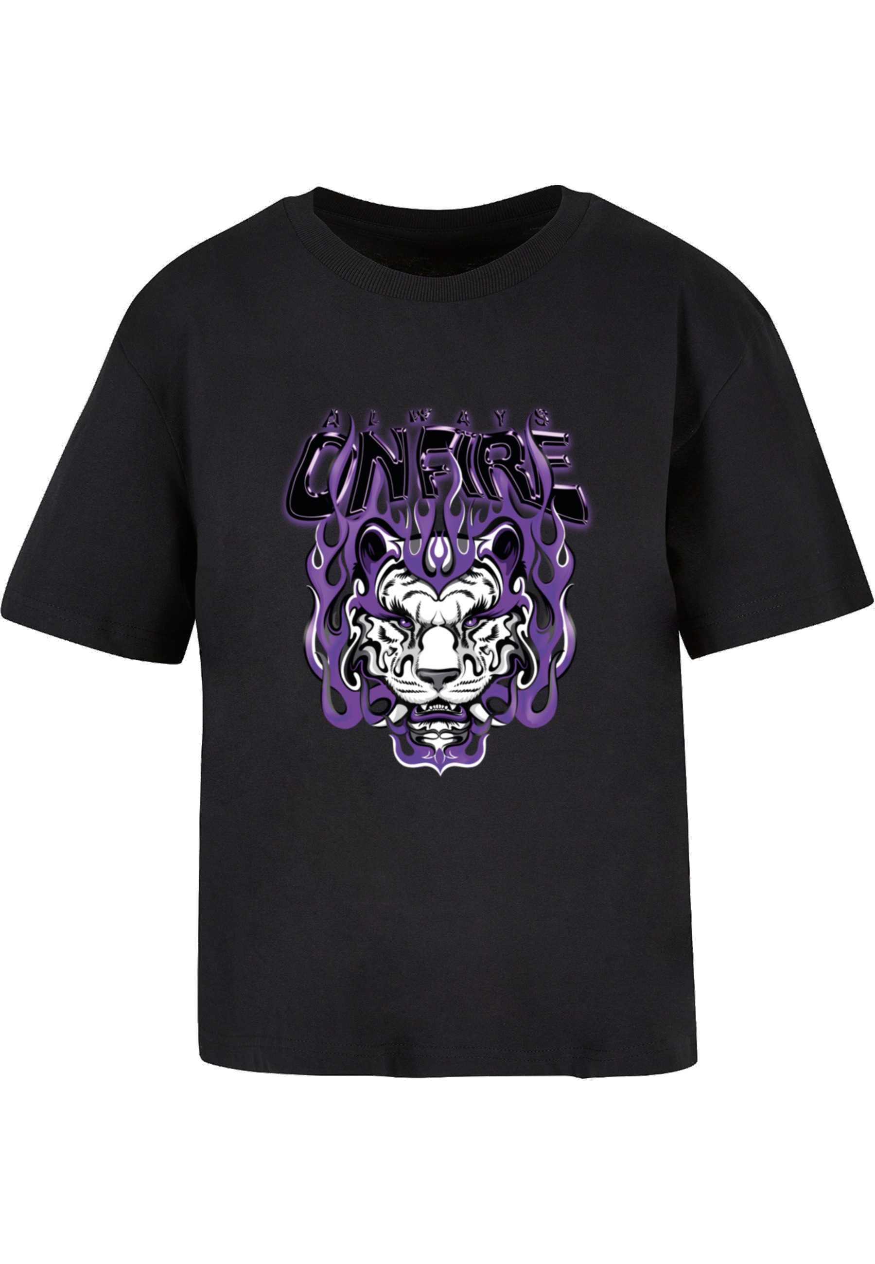Miss Tee Kurzarmshirt "Miss Tee Damen Always On Fire Tee" 1 Stk.