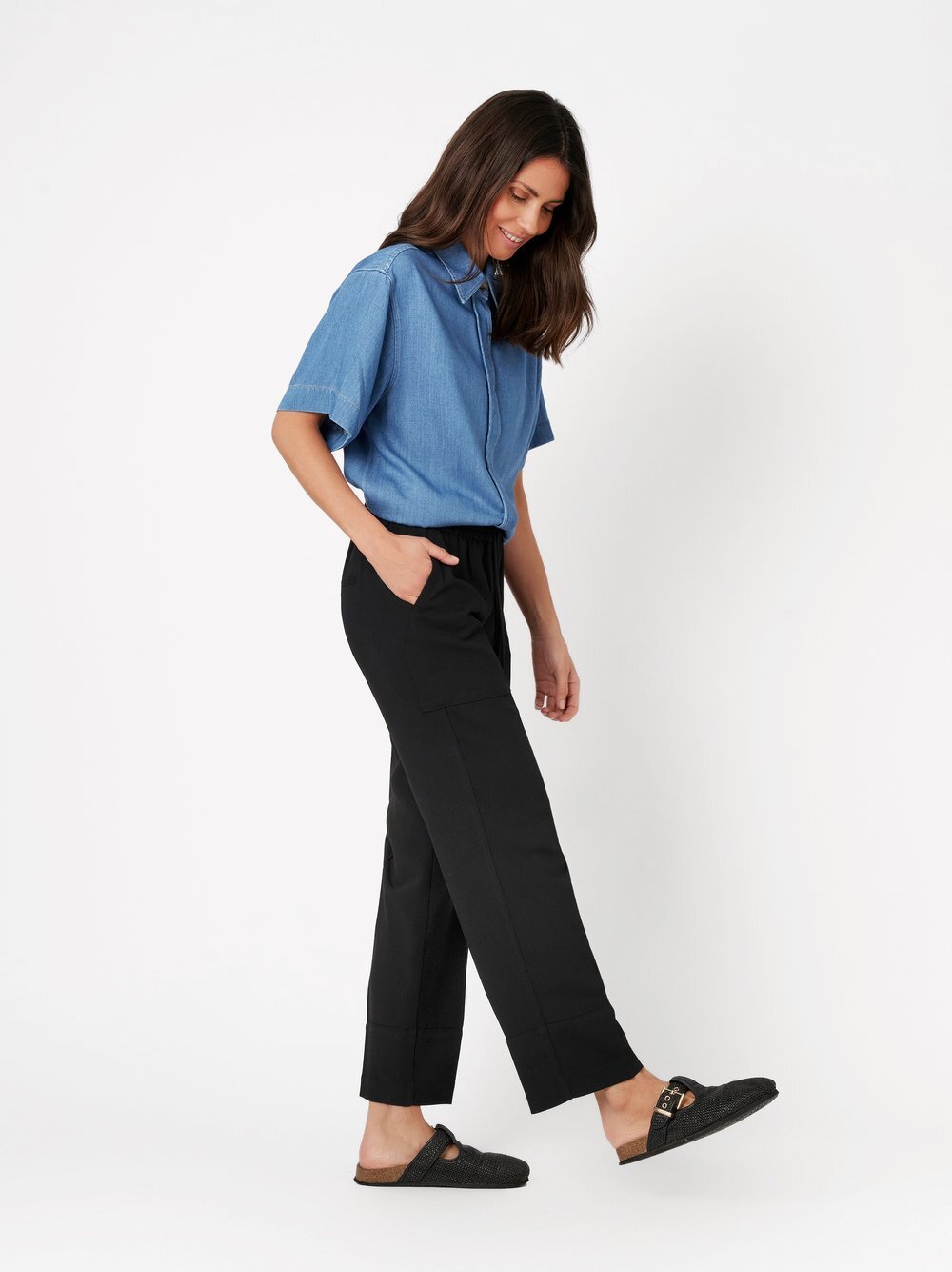 TONI Jogger Pants "Sue Ankle" aus leichtem Twill
