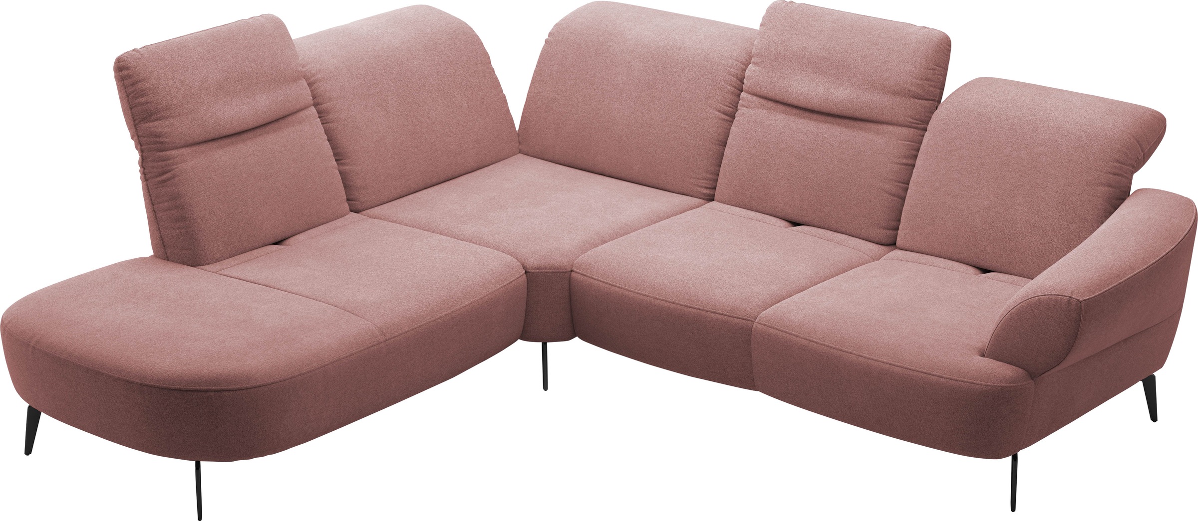 sit&more Ecksofa »Dance«, inkl.System Click&Seat und Sitztiefenverstellung