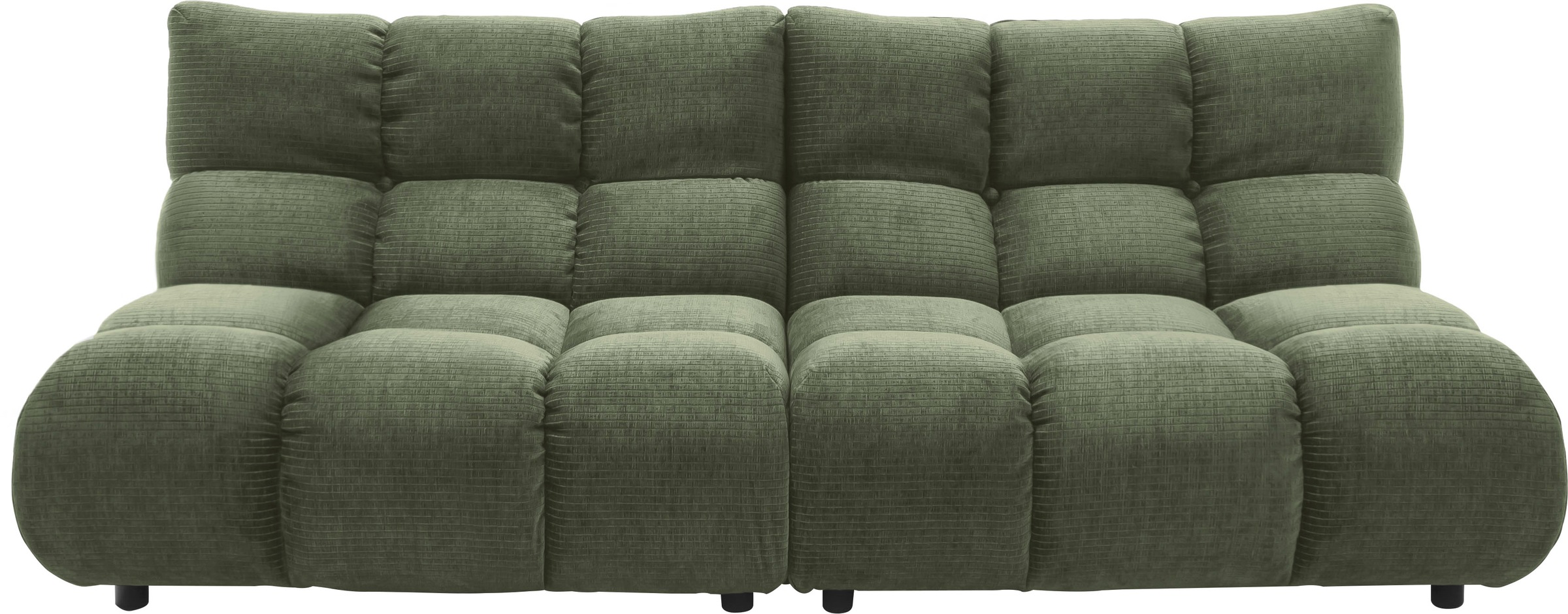 Home affaire 3-Sitzer "Cozy Bubble, mit eleganter Steppung, Breite 220cm" stilvolles Design & hoher Sitzkomfort für dein Zuhause