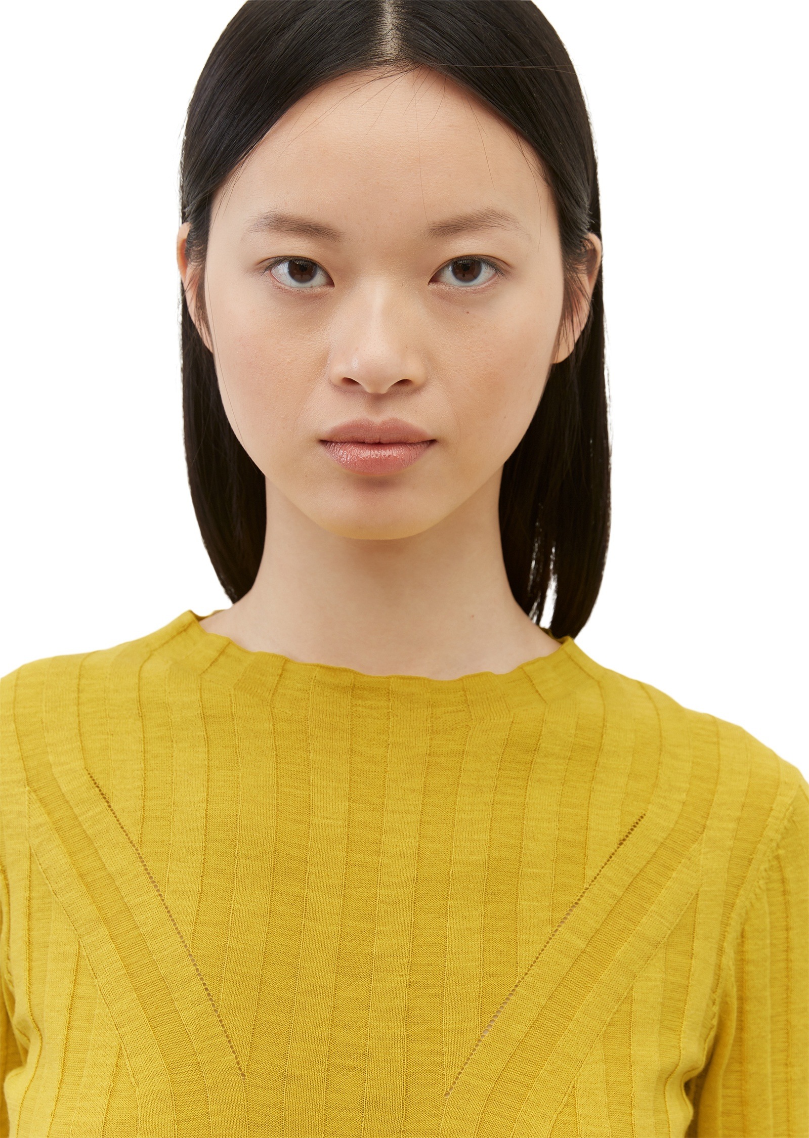 Marc O'Polo Strickkleid »aus Bio-Baumwolle-Leinen-Mix«