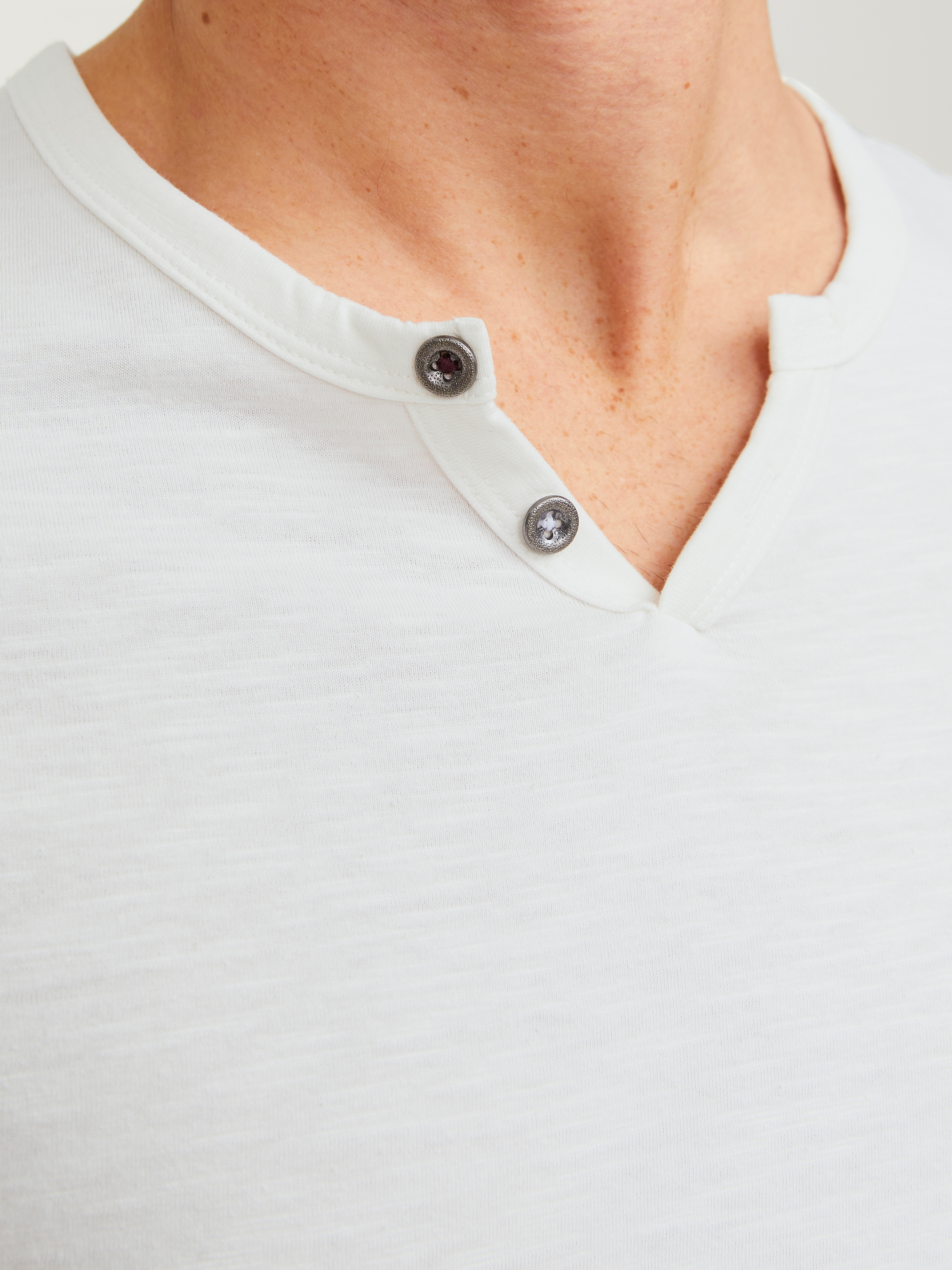 Jack & Jones T-Shirt »SPLIT NECK TEE«