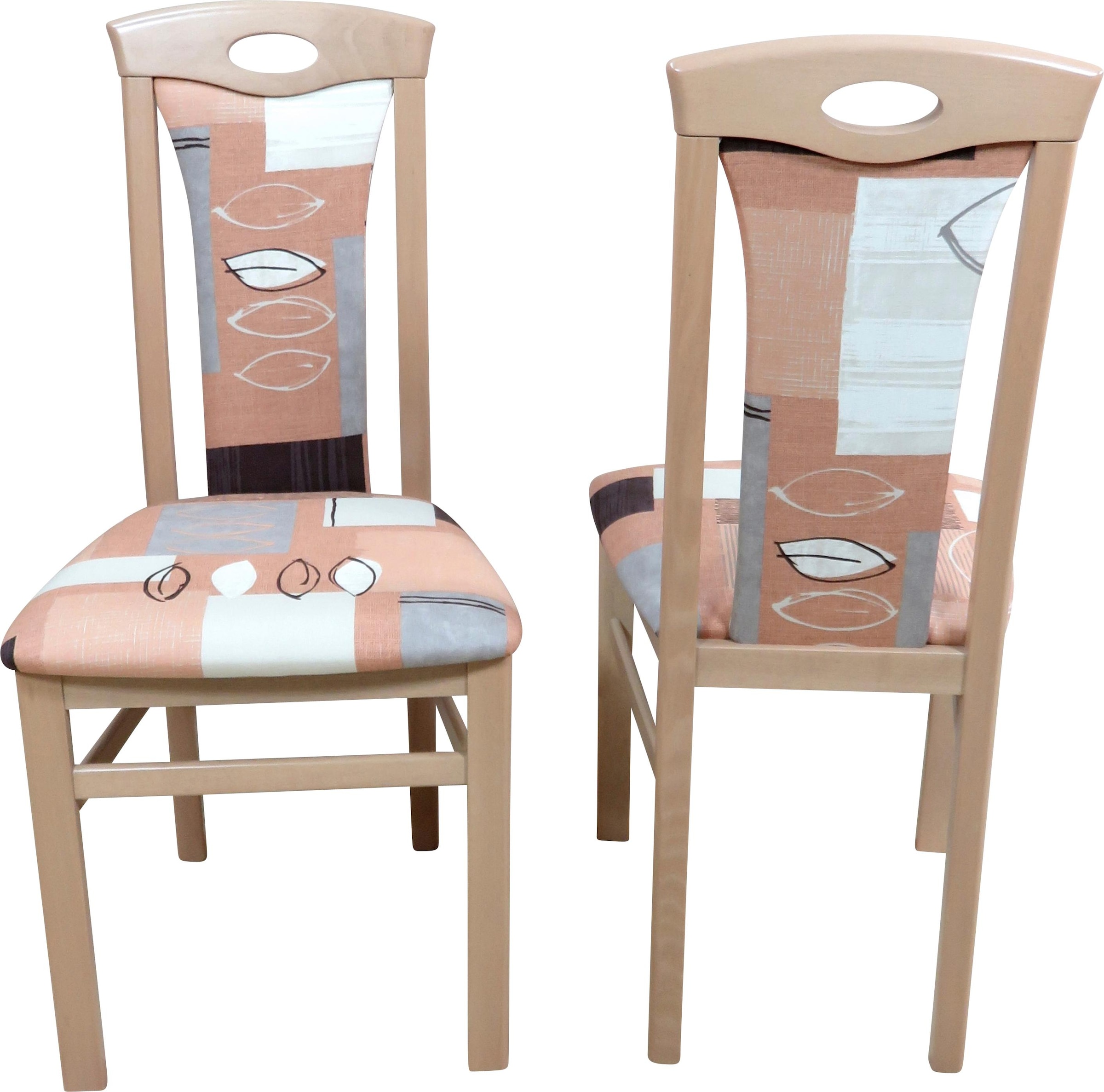 Home affaire Stuhl "Susanne" (Set) 2 Stk. Webstoff günstig online kaufen