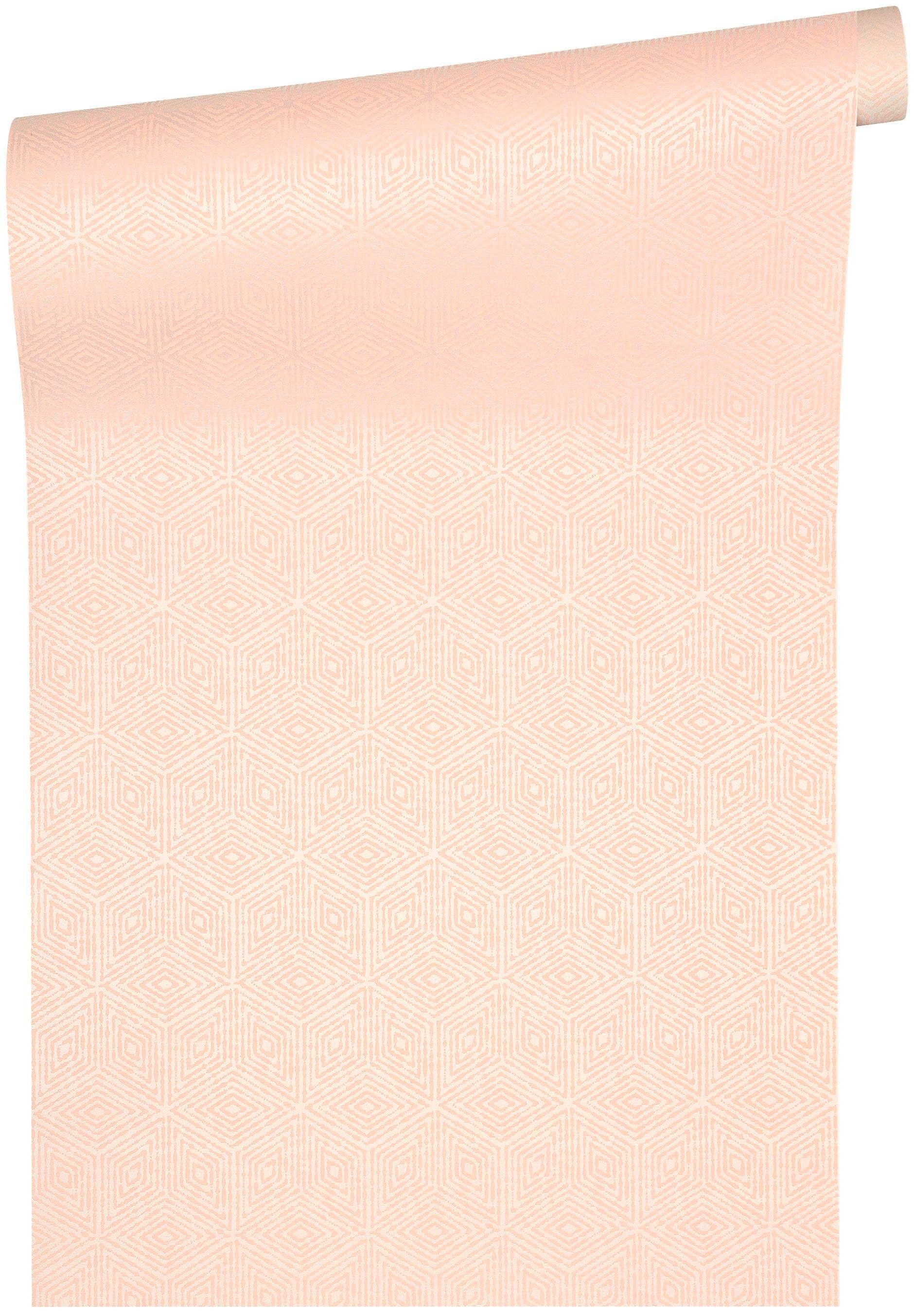 Thumbnail - living walls Textiltapete "Di Seta" Motiv  geometrisch  grafisch glatt Grafik Tapete einfarbig Tapeten Wohnzimmer Schlaf...