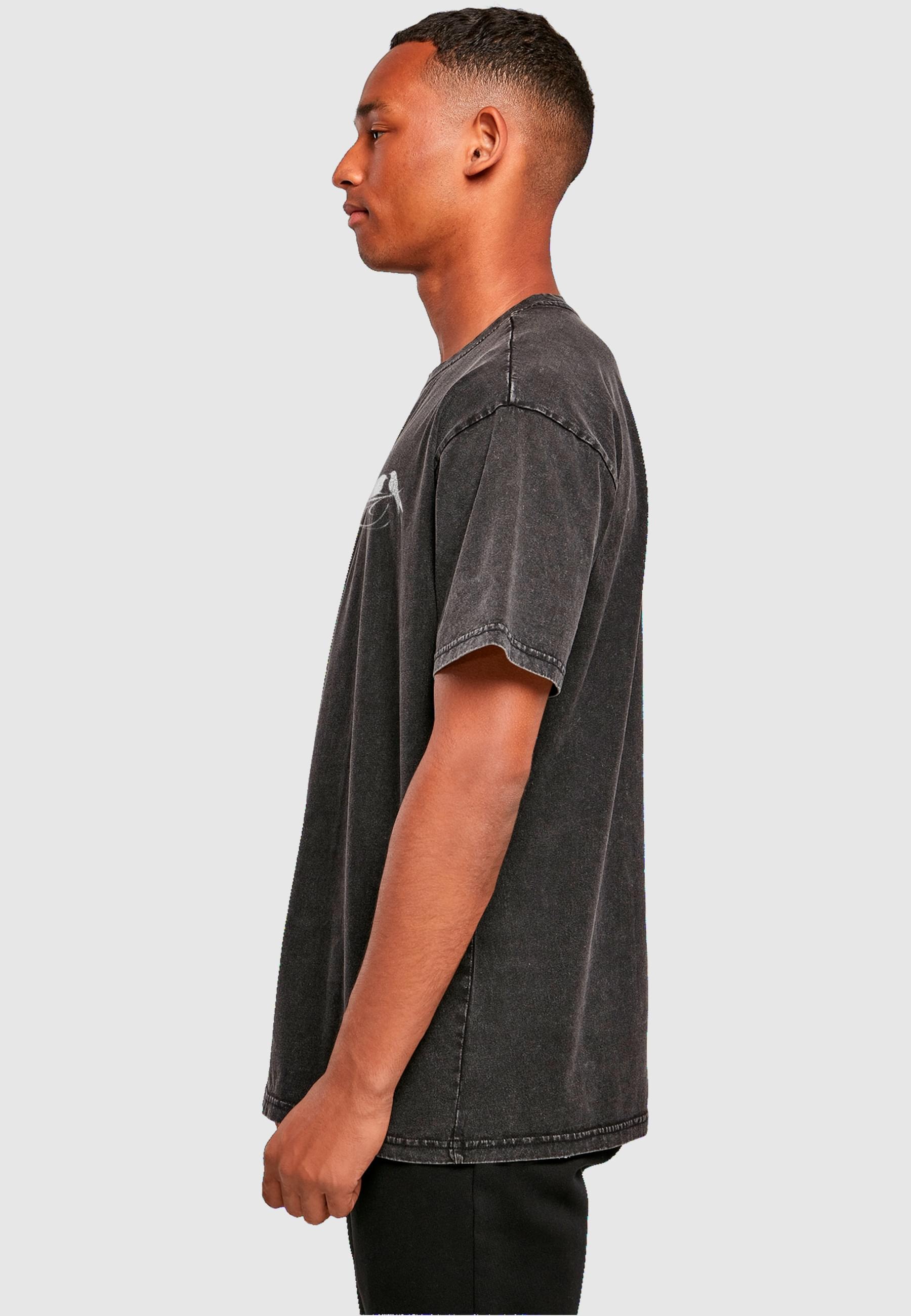 Merchcode T-Shirt »Merchcode Herren Love Birds Acid Washed Heavy Oversize Tee«, (1 tlg.)